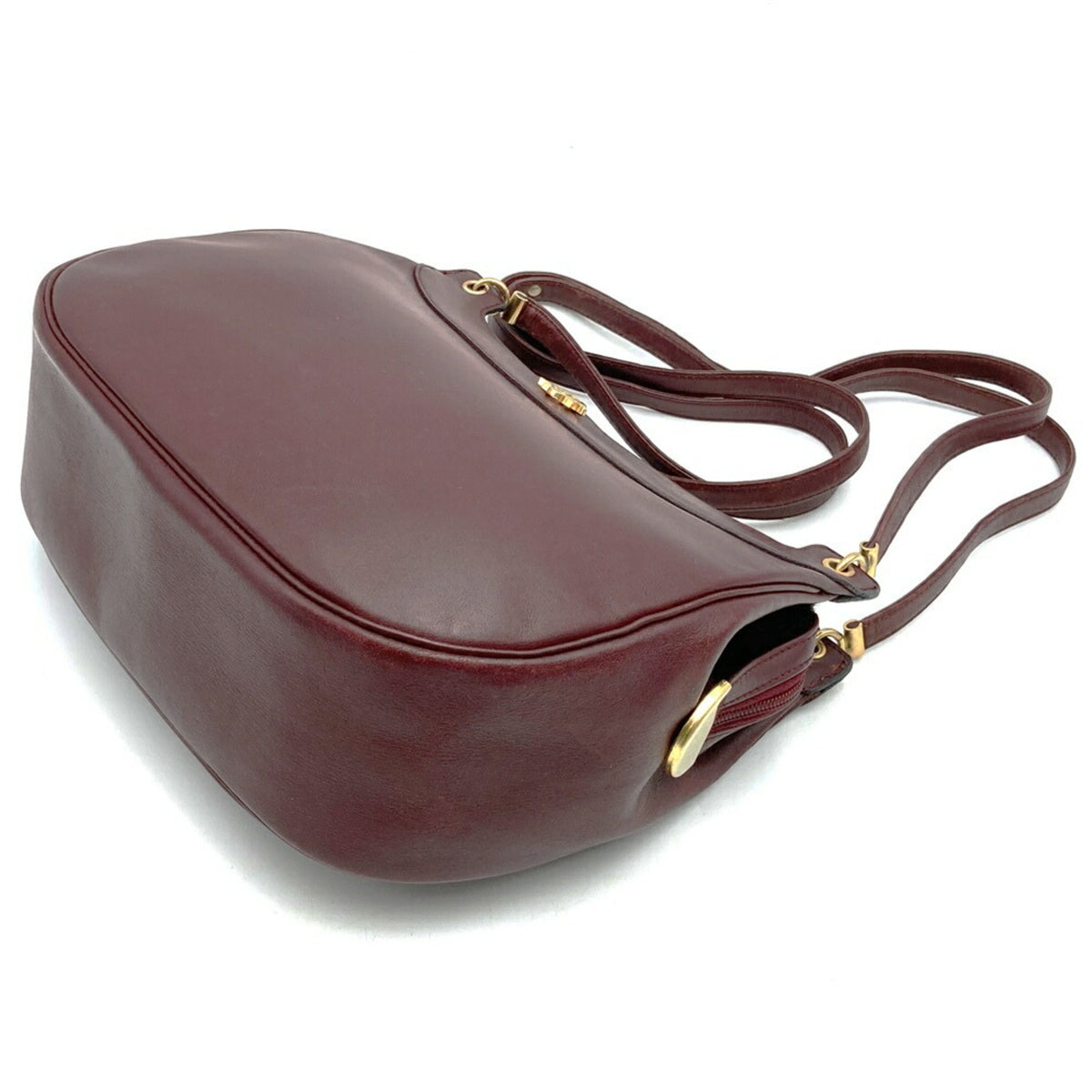 Christian Dior Red Color Leather Shoulder Bag (Pre-Owned)