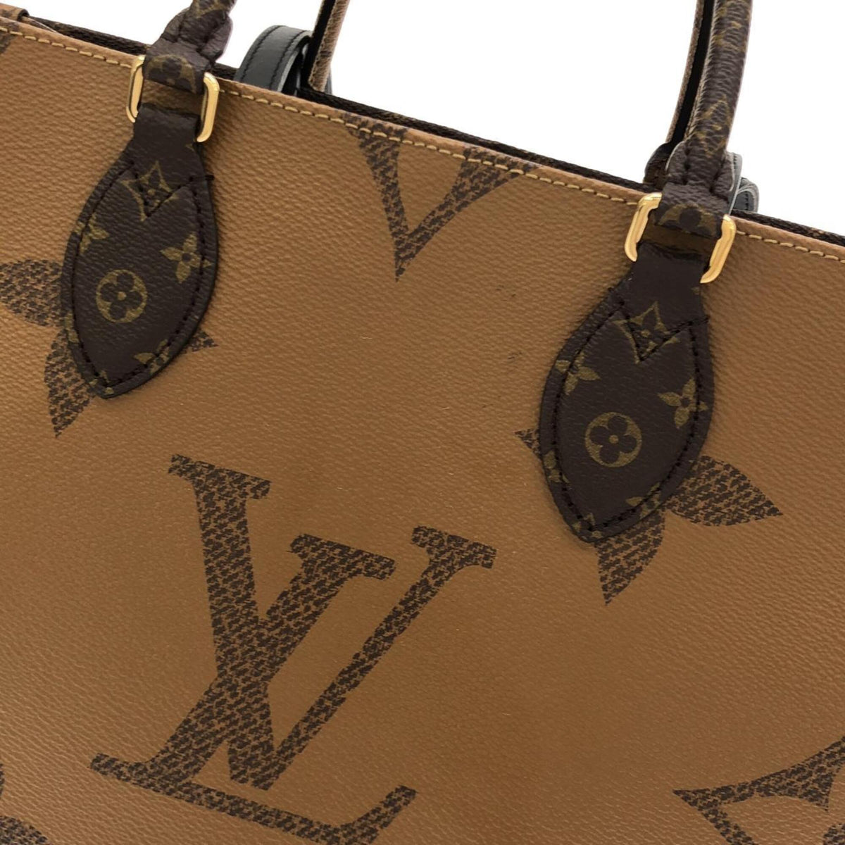Louis Vuitton Monogram Marron Coated Canvas Handbag (Pre-Owned)