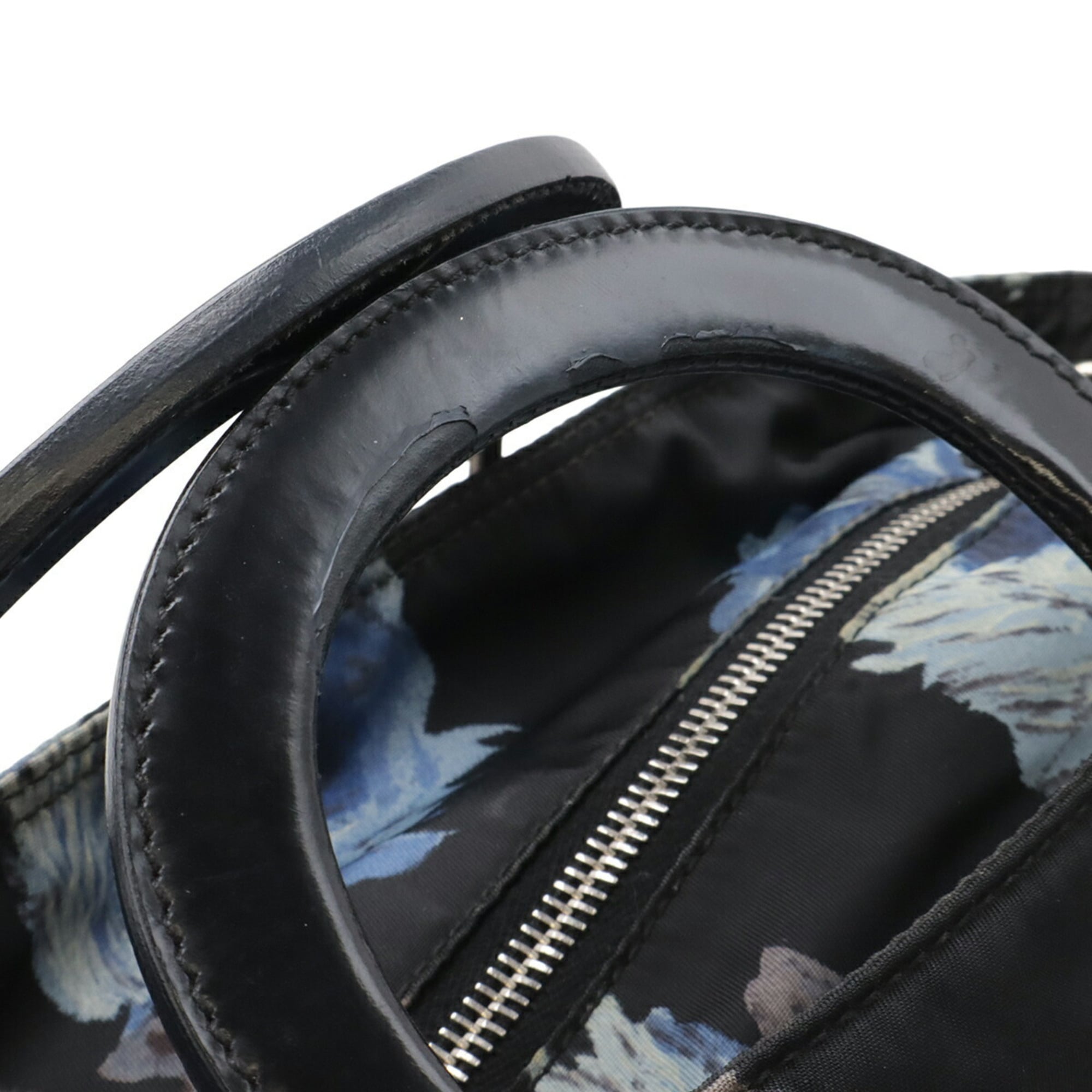 Prada Black Nylon Handbag Shoulder Bag Tote Bag (Pre-Owned)
