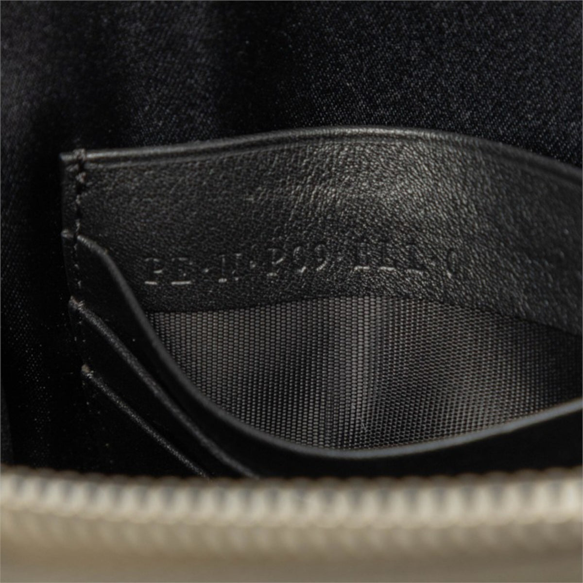 Valentino Black Khaki Canvas Leather Clutch Bag (Pre-Owned)