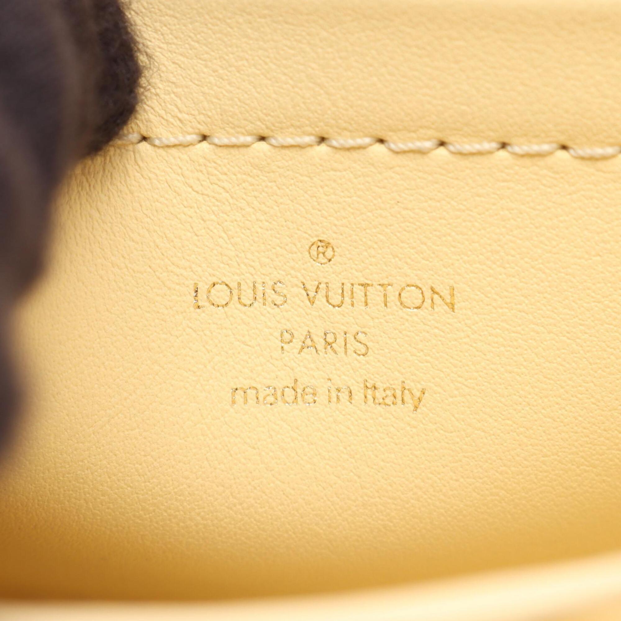 Louis Vuitton Yellow Leather Handbag Shoulder Bag (Pre-Owned)