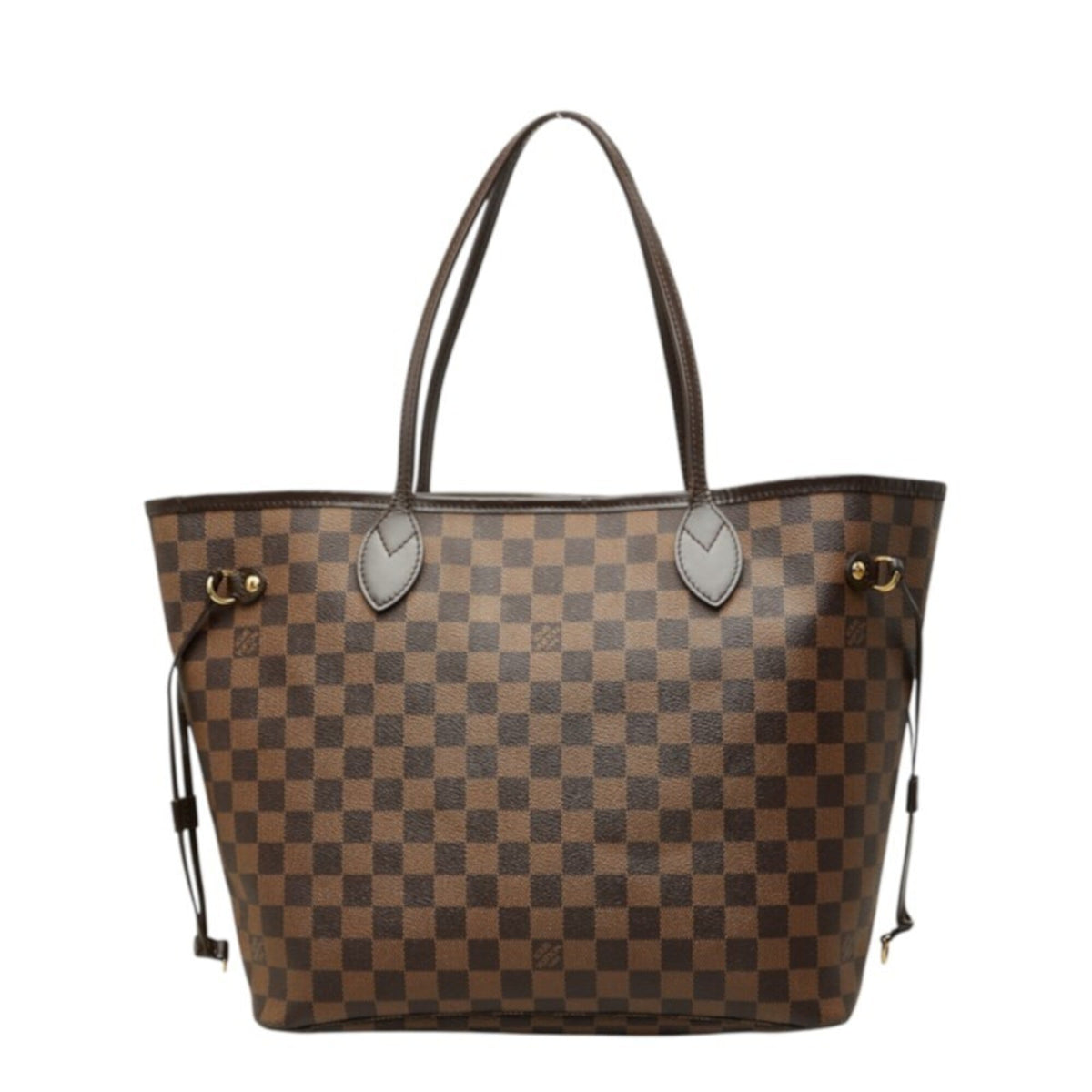 Louis Vuitton Brown Damier Canvas Ebene Pvc Leather Shoulder Bag Tote Bag (Pre-Owned)