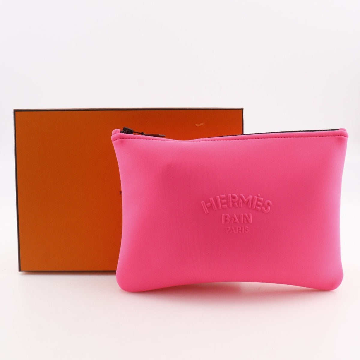 Hermes Pink Elastane Pouch (Pre-Owned)