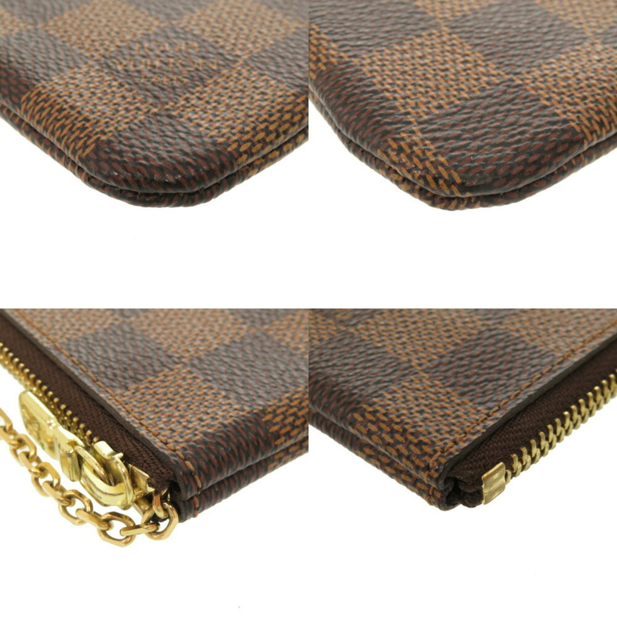 Louis Vuitton Damier Brown Damier Canvas Coin Purse/Coin Case (Pre-Owned)