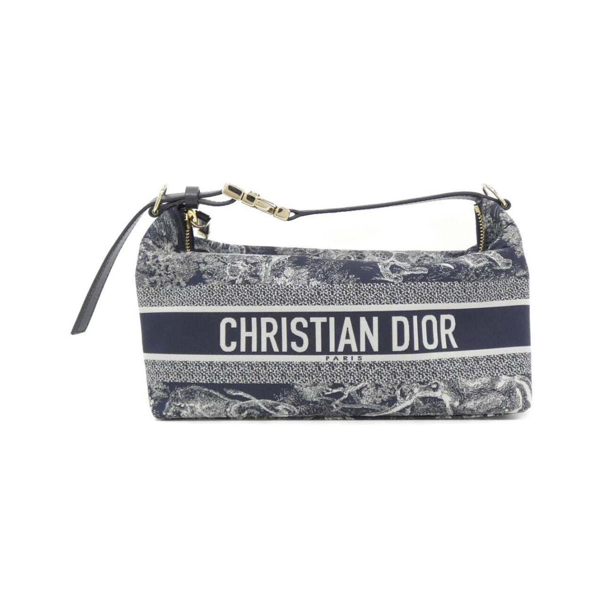 Christian Dior Blue Nylon Handbag Pouch (Pre-Owned)
