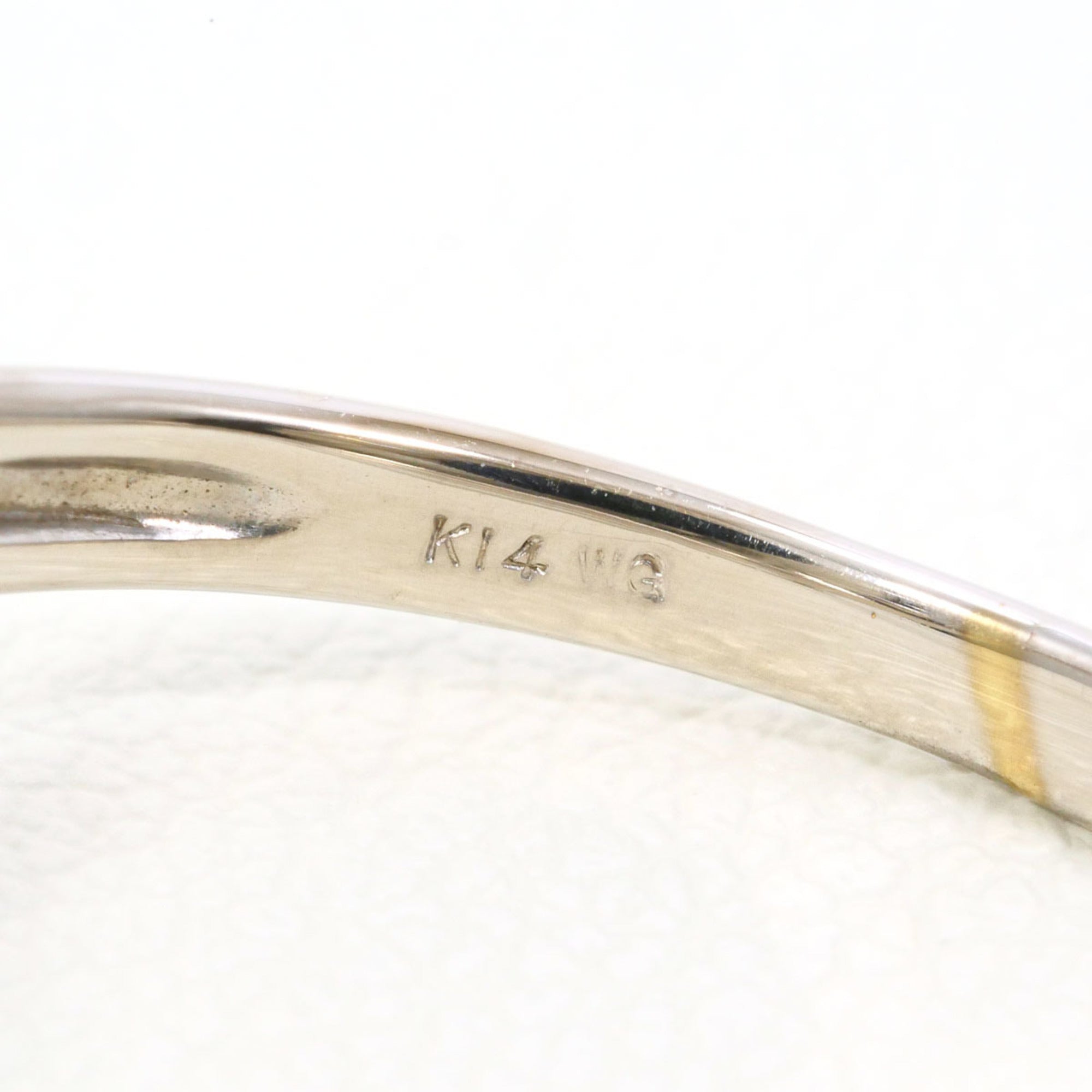 Unbranded White Gold White Gold (14K) Band Ring (Pre-Owned)