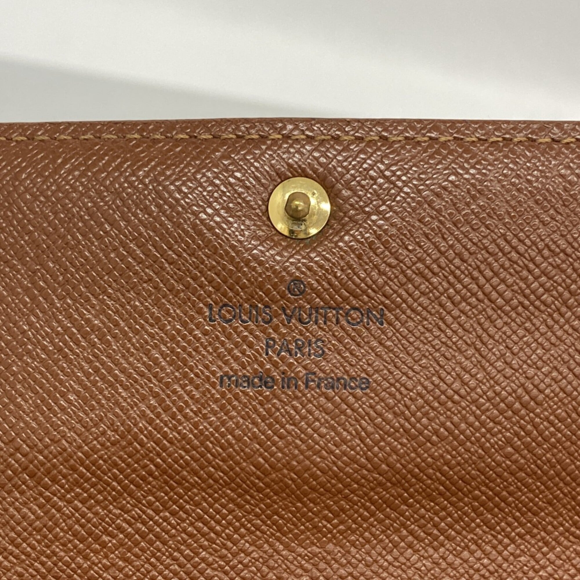 Louis Vuitton Brown Long Wallet (Bi-Fold) (Pre-Owned)