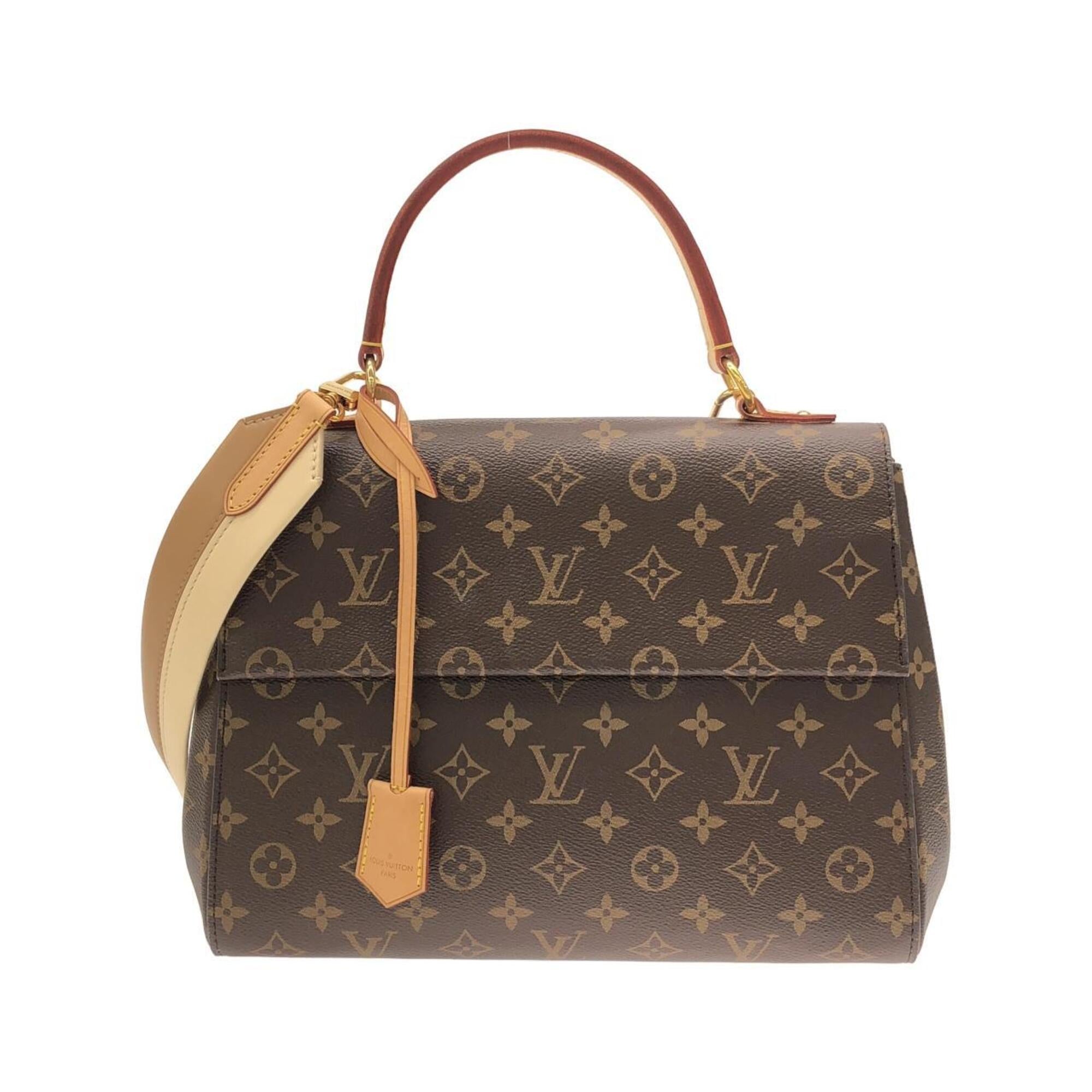 Louis Vuitton Brown Coated Canvas Handbag (Pre-Owned)
