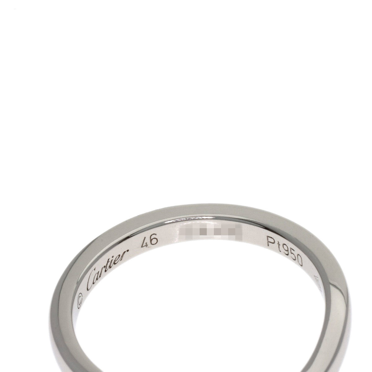 Cartier Platinum 950 Band Ring (Pre-Owned)