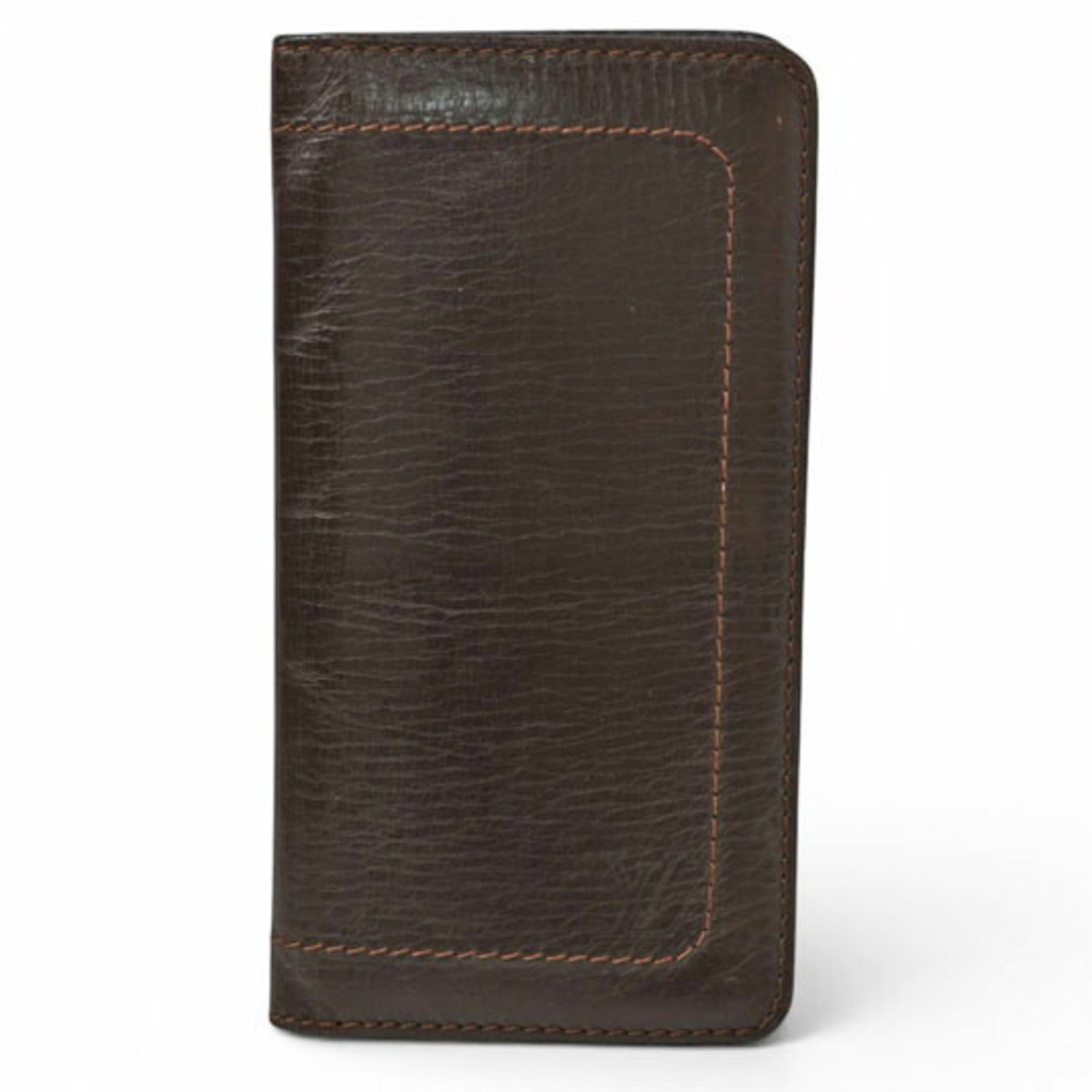 Louis Vuitton Utah Coffee Dark Brown Utah Leather Long Wallet (Bi-Fold) (Pre-Owned)