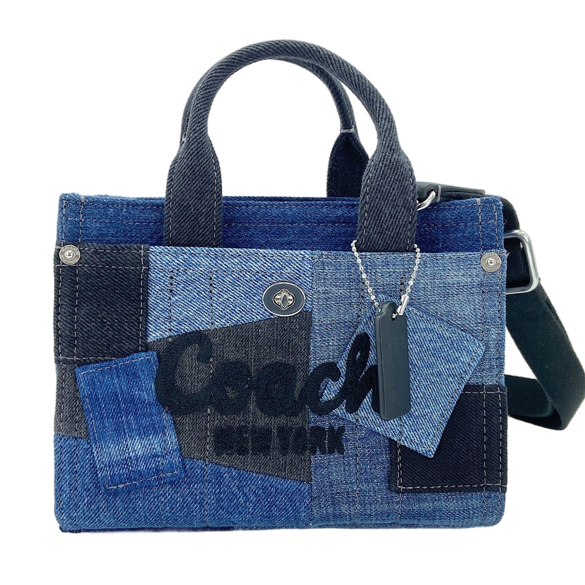 Coach Navy Denim Handbag (Pre-Owned)