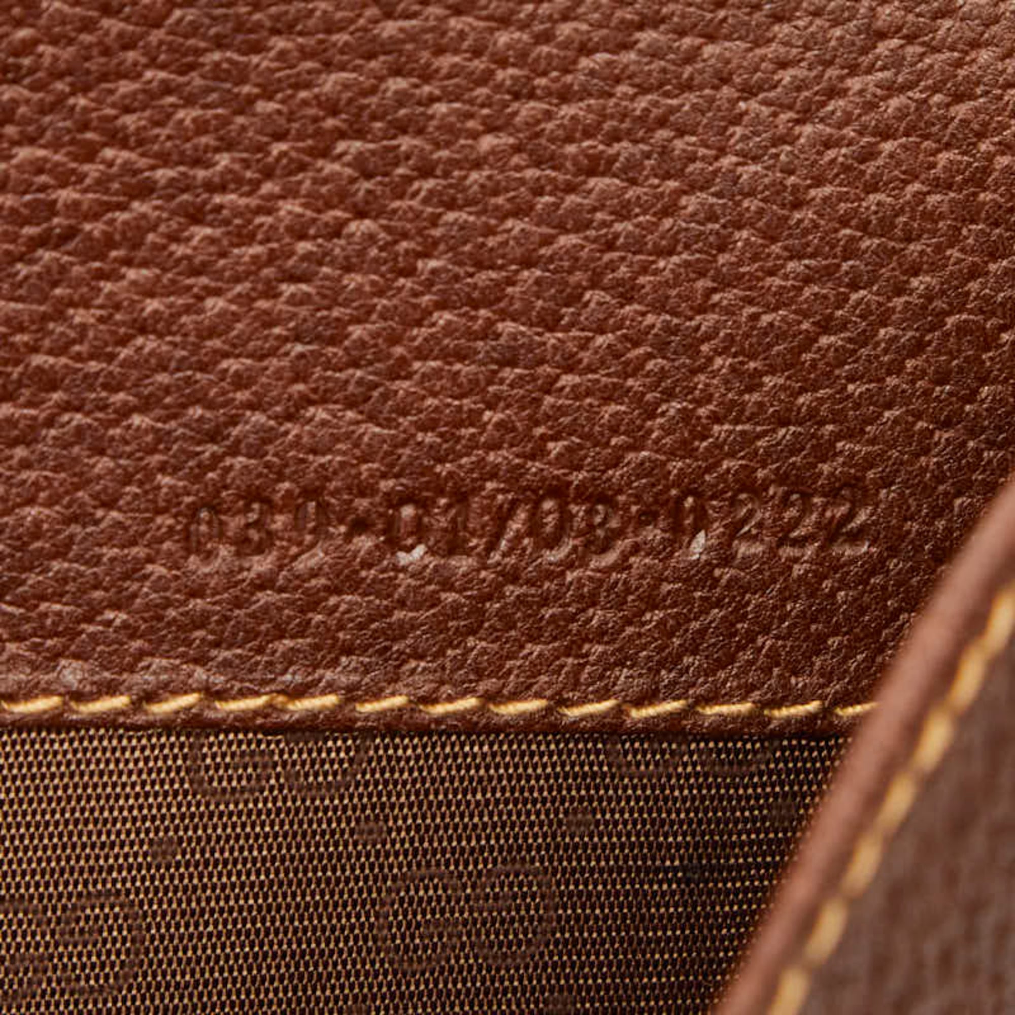Gucci Brown Leather Document Case (Pre-Owned)