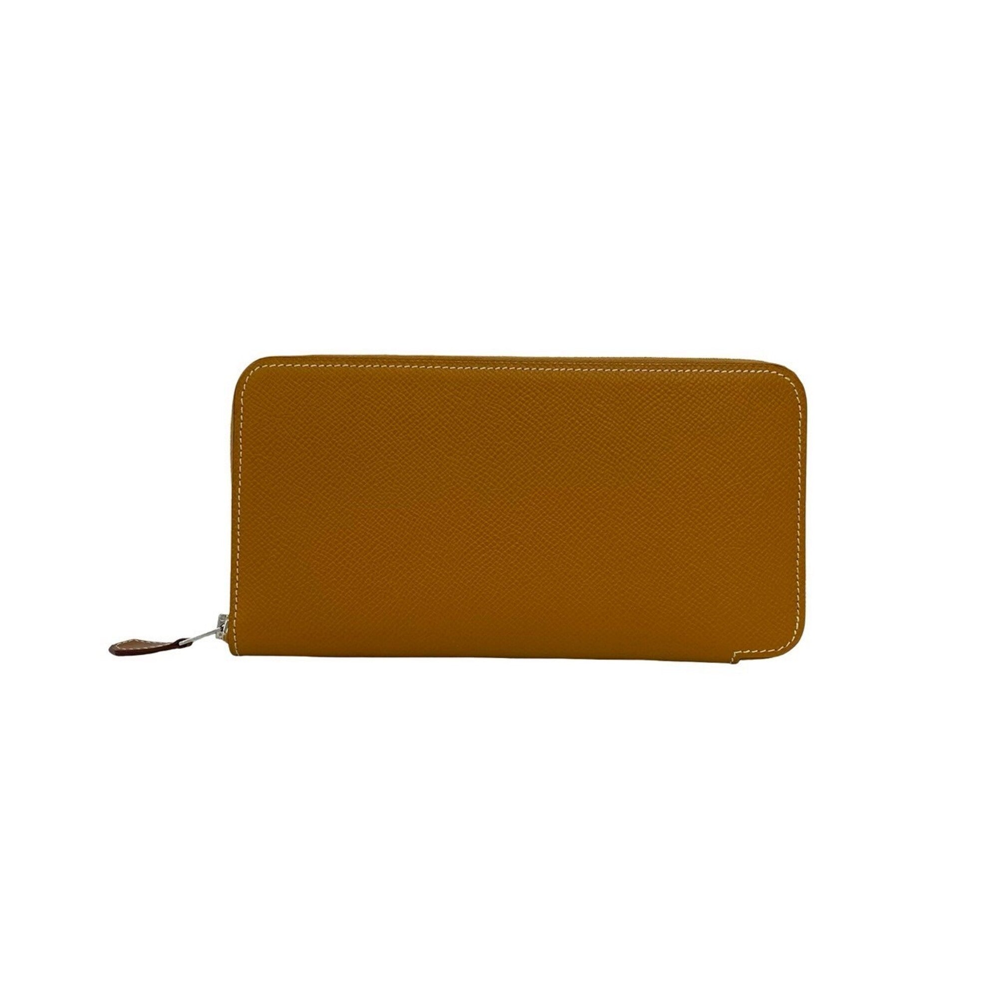 Hermes Brown Epsom Leather Long Wallet (Bi-Fold) (Pre-Owned)