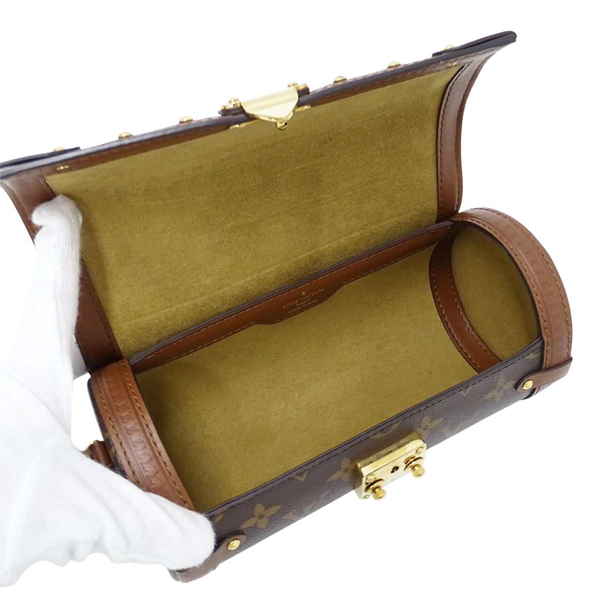 Louis Vuitton Brown Monogram Canvas Handbag Shoulder Bag (Pre-Owned)