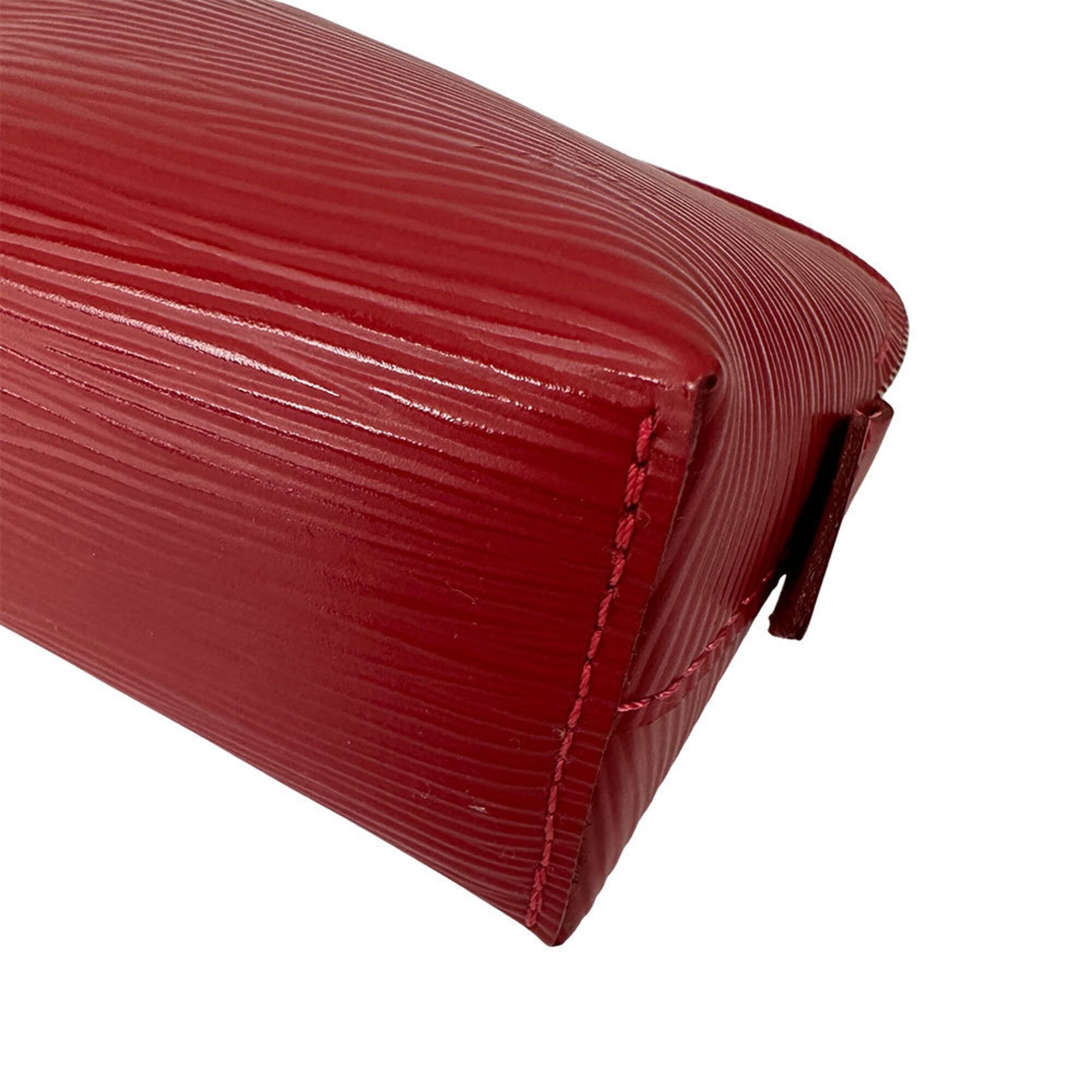 Louis Vuitton Epi Castilian Red Epi Leather Pochette Pouch (Pre-Owned)