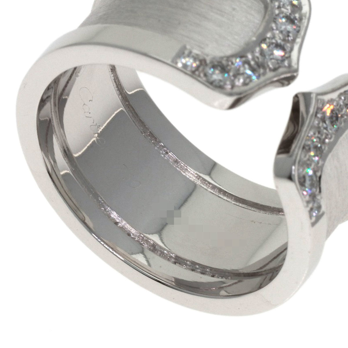 Cartier White Gold White Gold (18K) Band Ring (Pre-Owned)