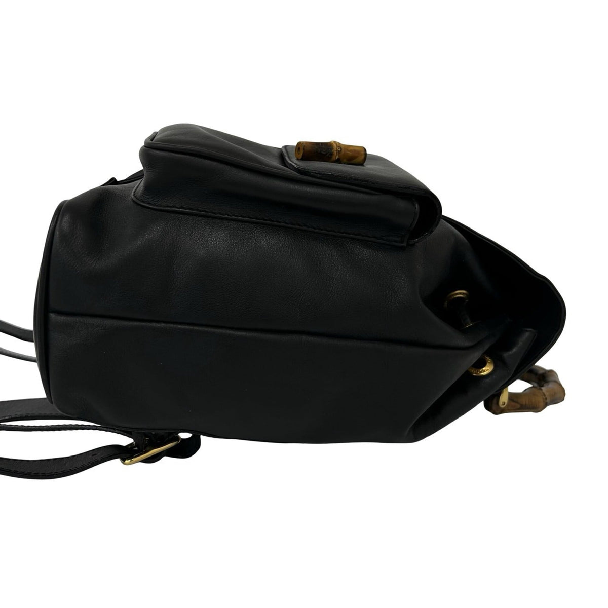 Gucci Black Leather Backpack (Pre-Owned)