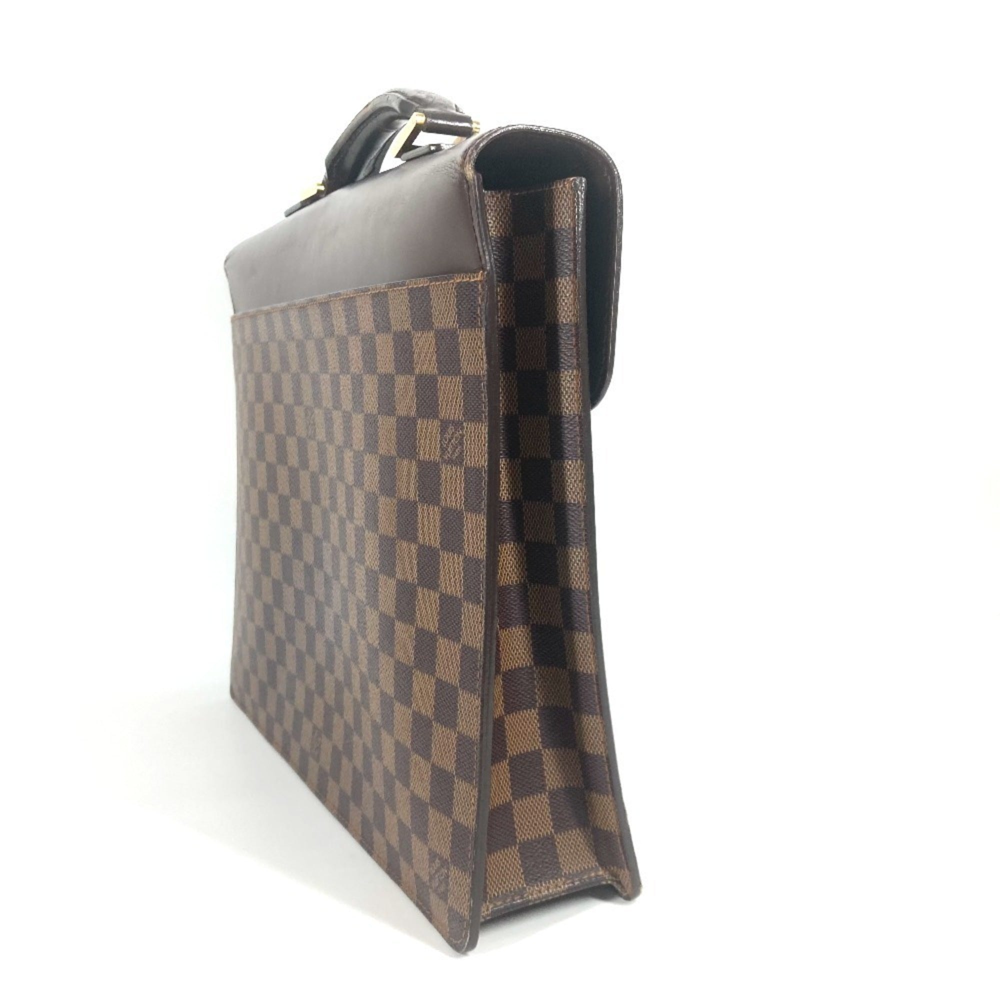 Louis Vuitton Brown Ebene Damier Canvas Briefcase (Pre-Owned)