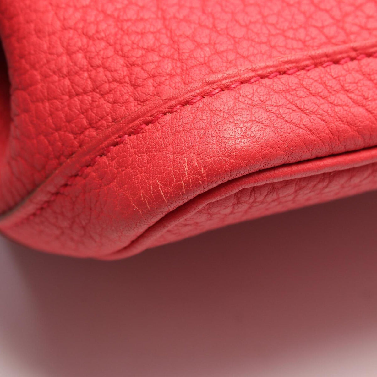 Hermes Pink Negonda Leather Handbag Tote Bag (Pre-Owned)