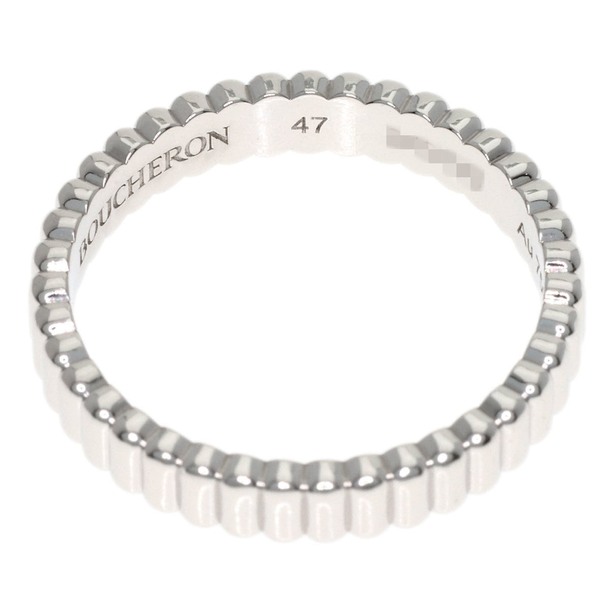 Boucheron White Gold White Gold (18K) Band Ring (Pre-Owned)