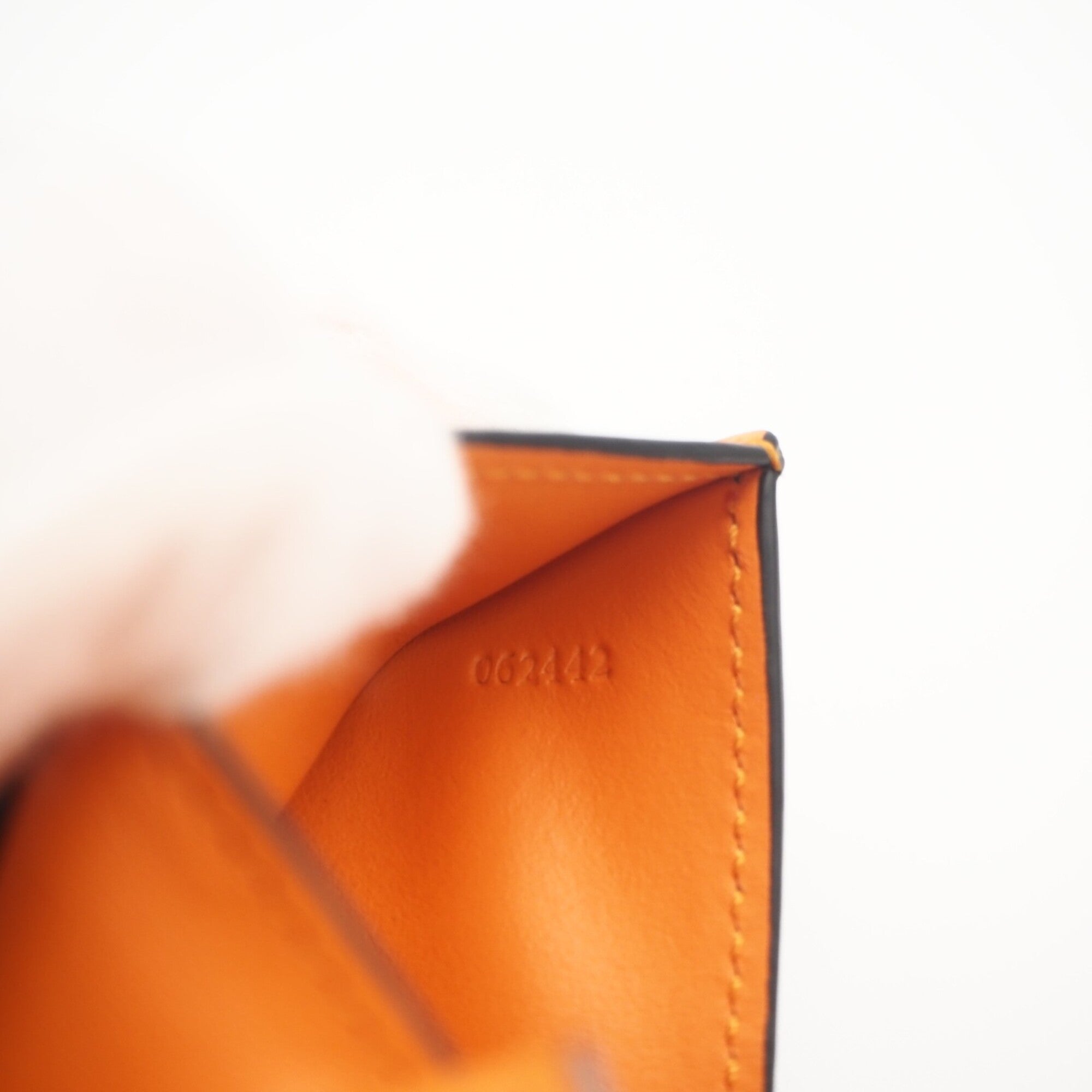 Loewe Black Orange Leather Wallet (Bi-Fold) (Pre-Owned)