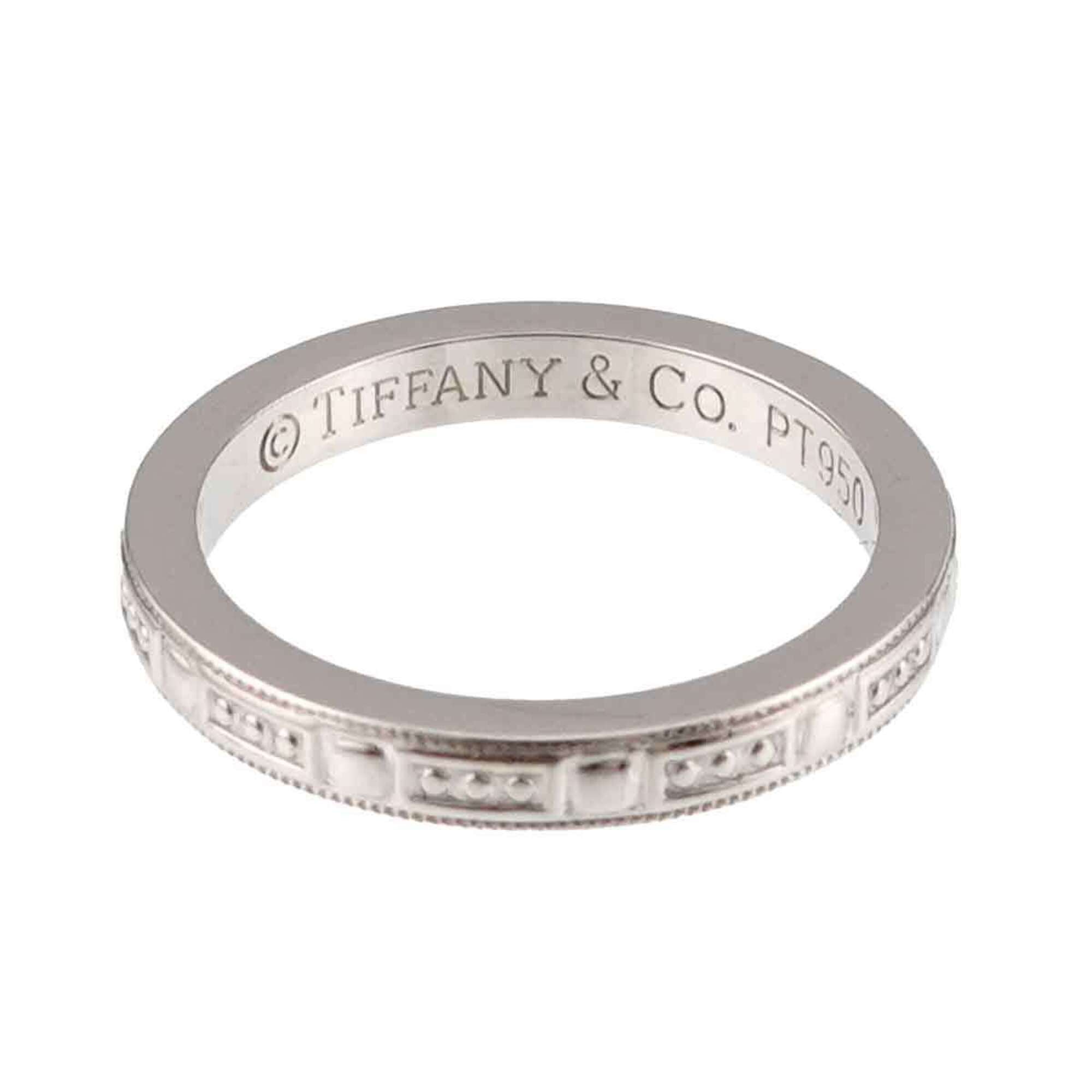 Tiffany Platinum 950 Band Ring (Pre-Owned)