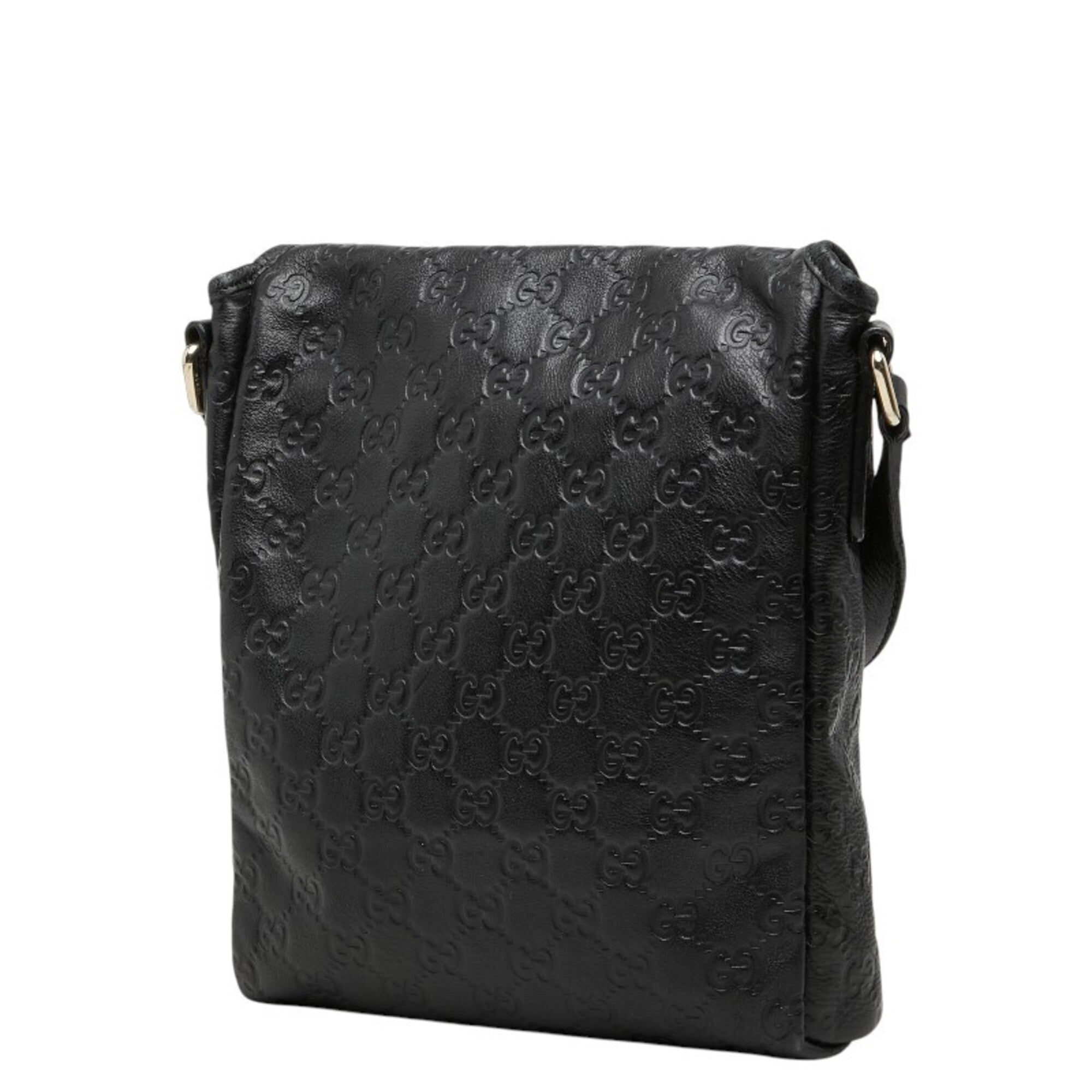 Gucci Black Pvc Leather Shoulder Bag (Pre-Owned)