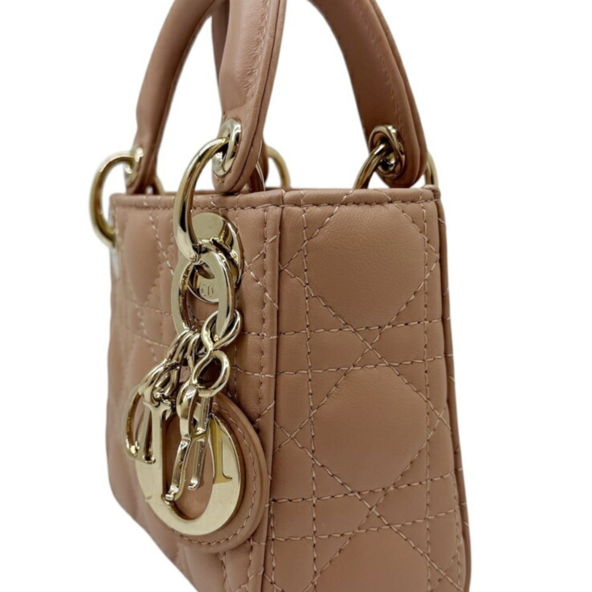 Christian Dior Pink Leather Shoulder Bag (Pre-Owned)