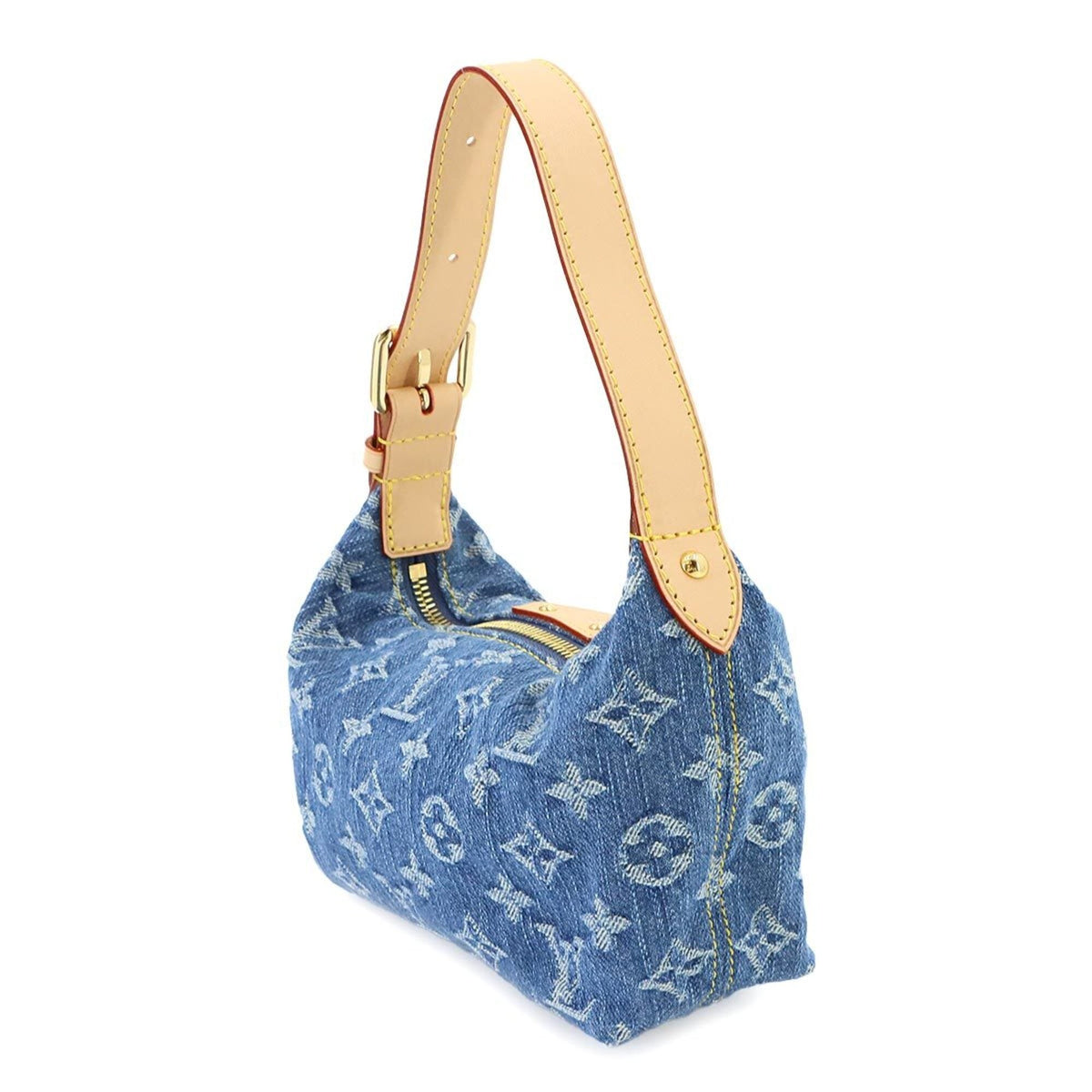 Louis Vuitton Blue Monogram Monogram Denim Handbag Pochette (Pre-Owned)