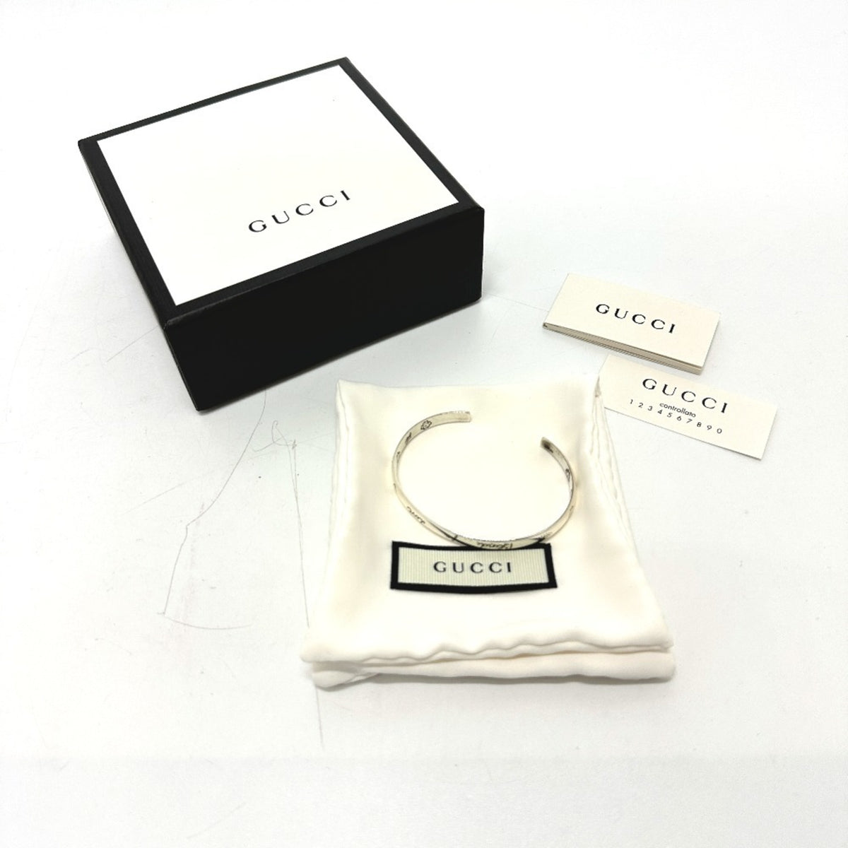 Gucci Silver Silver 925 Bangle (Pre-Owned)