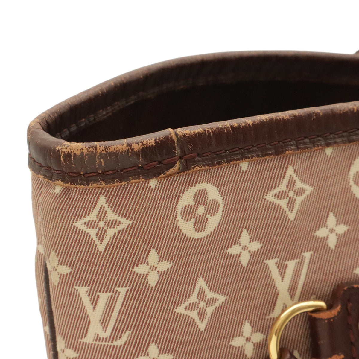Louis Vuitton Sepia White Monogram Idylle Shoulder Bag Tote Bag (Pre-Owned)