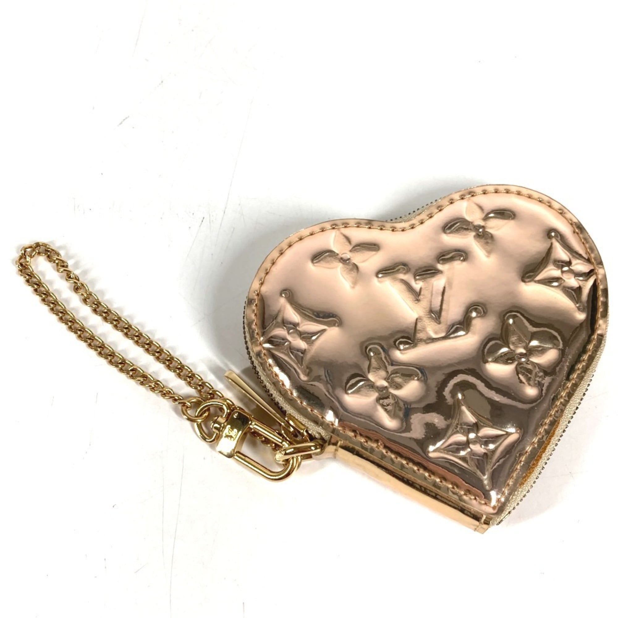 Louis Vuitton Monogram Miroir Gold Leather Coin Purse/Coin Case (Pre-Owned)