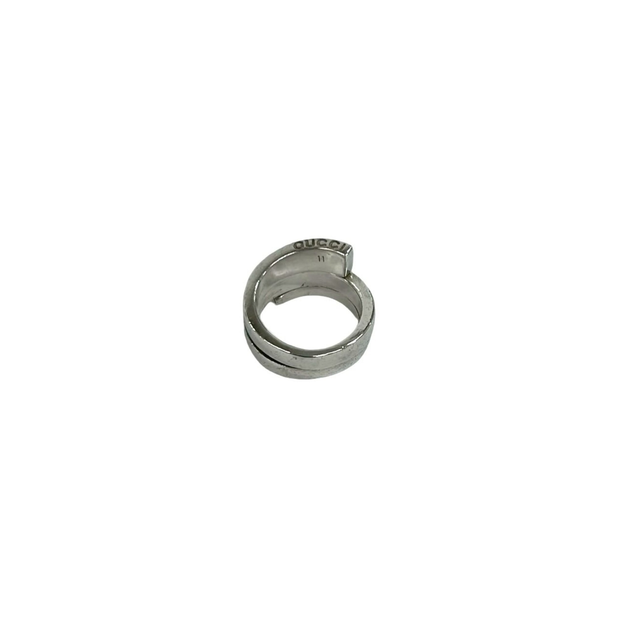 Gucci Silver Silver 925 Band Ring (Pre-Owned)