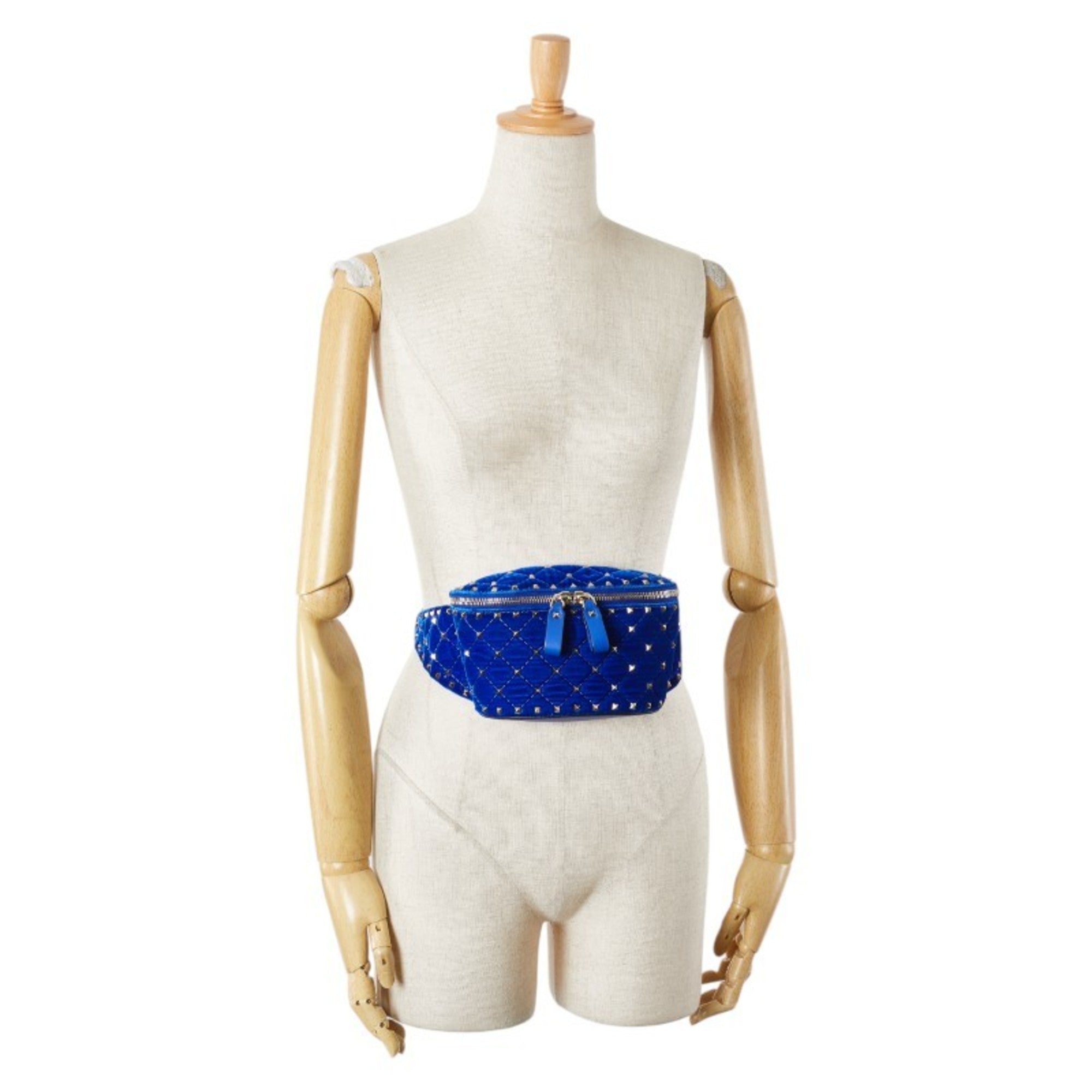 Valentino Blue Leather Fanny Pack (Pre-Owned)