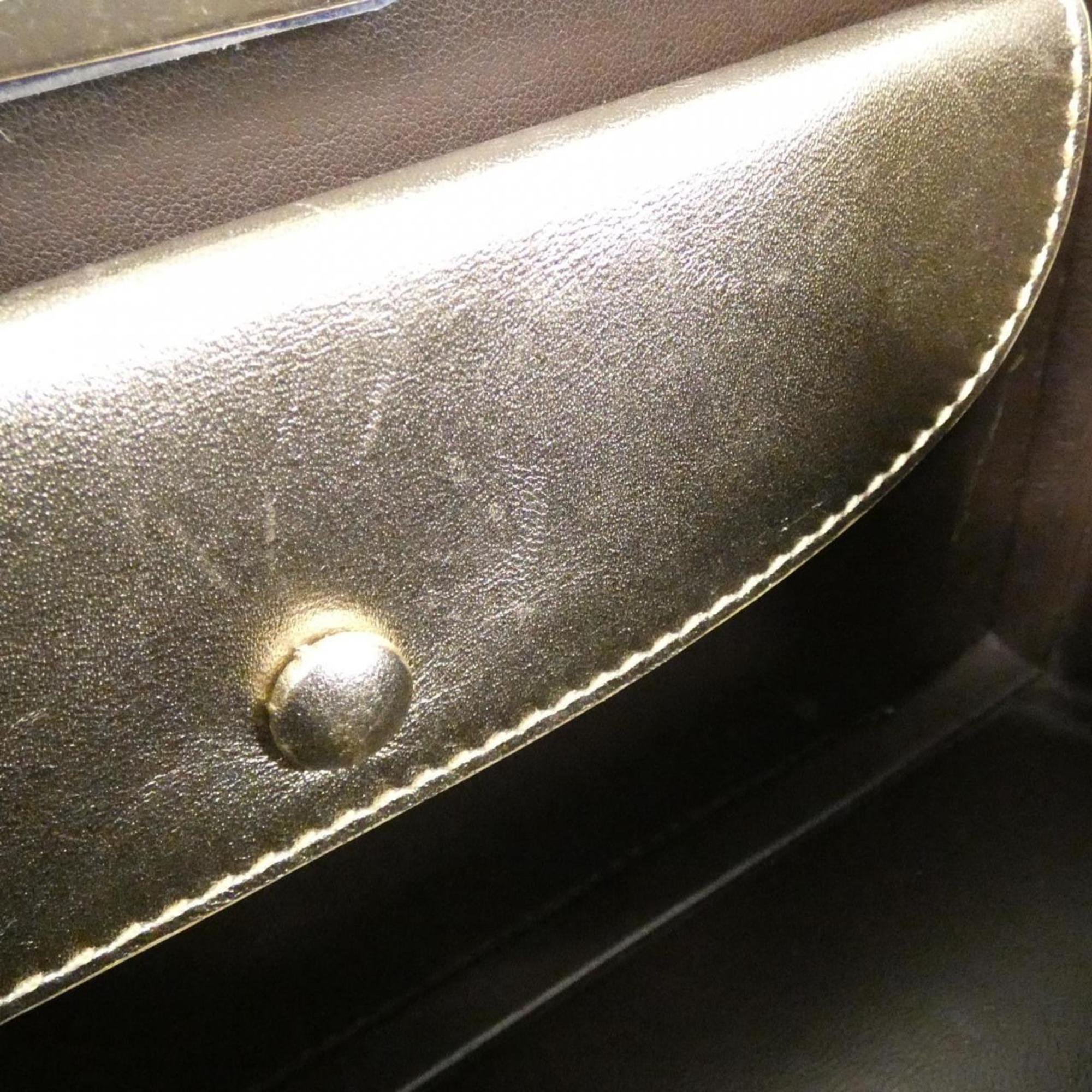 Loewe Gold Leather Handbag (Pre-Owned)