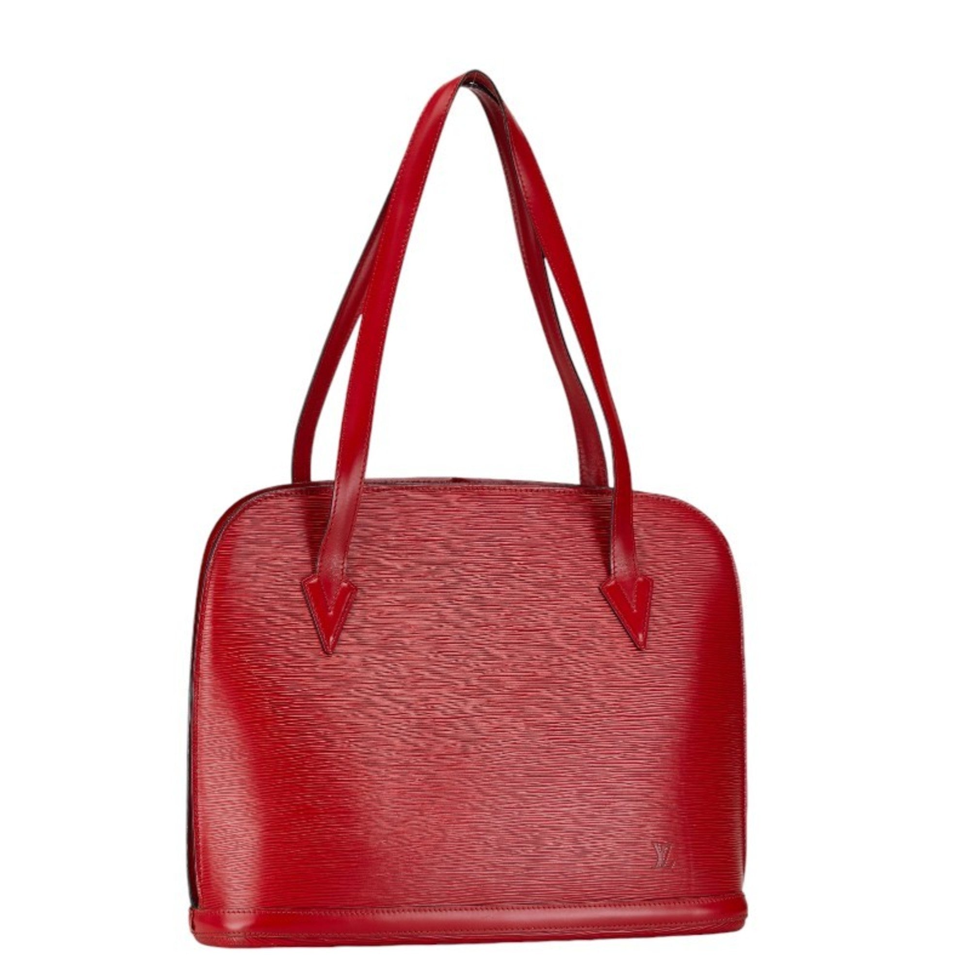 Louis Vuitton Castilian Red Epi Leather Shoulder Bag Tote Bag (Pre-Owned)