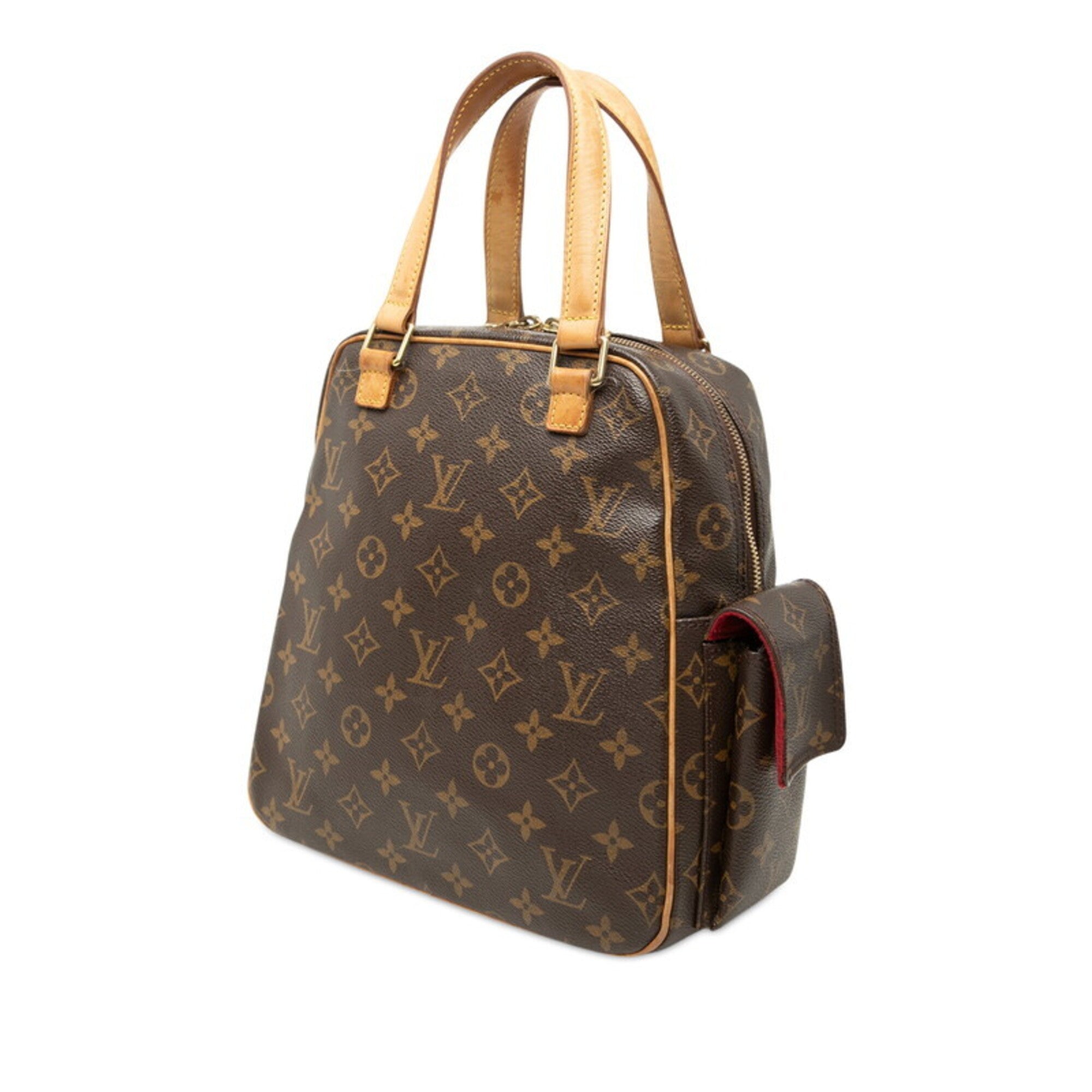 Louis Vuitton Brown Pvc Leather Handbag (Pre-Owned)