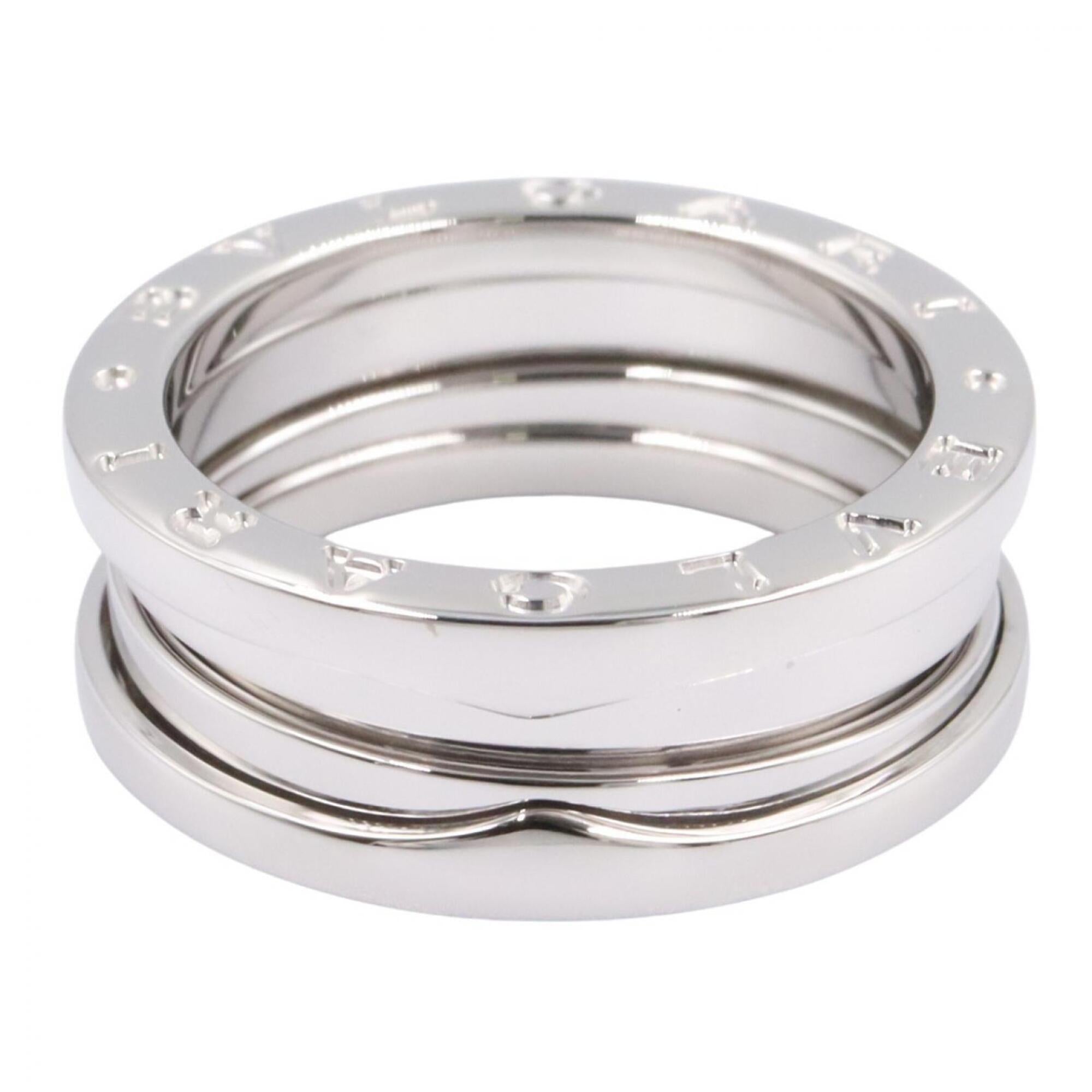 Bvlgari Silver White Gold (18K) Band Ring (Pre-Owned)
