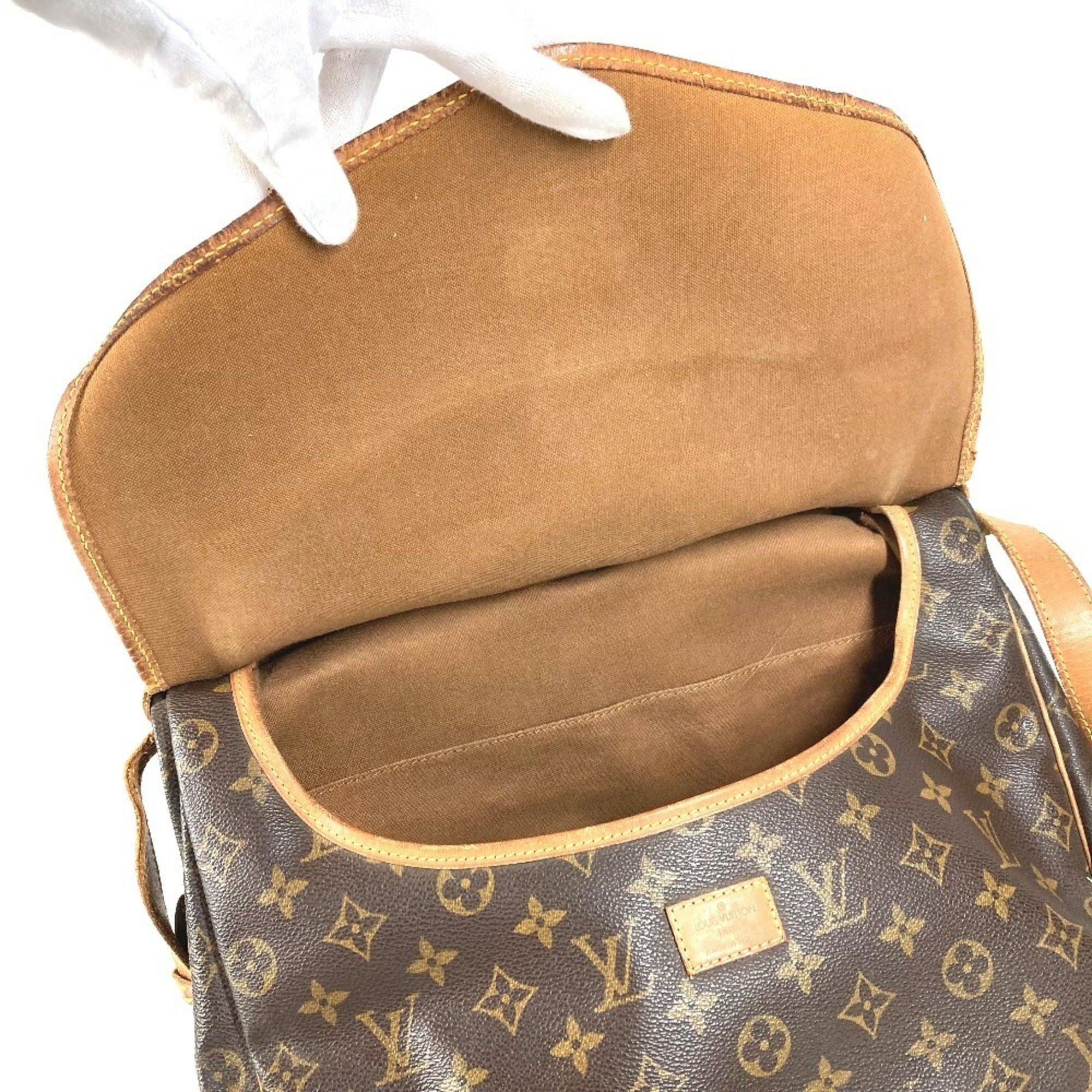 Louis Vuitton Brown Galle Monogram Monogram Handbag Shoulder Bag (Pre-Owned)