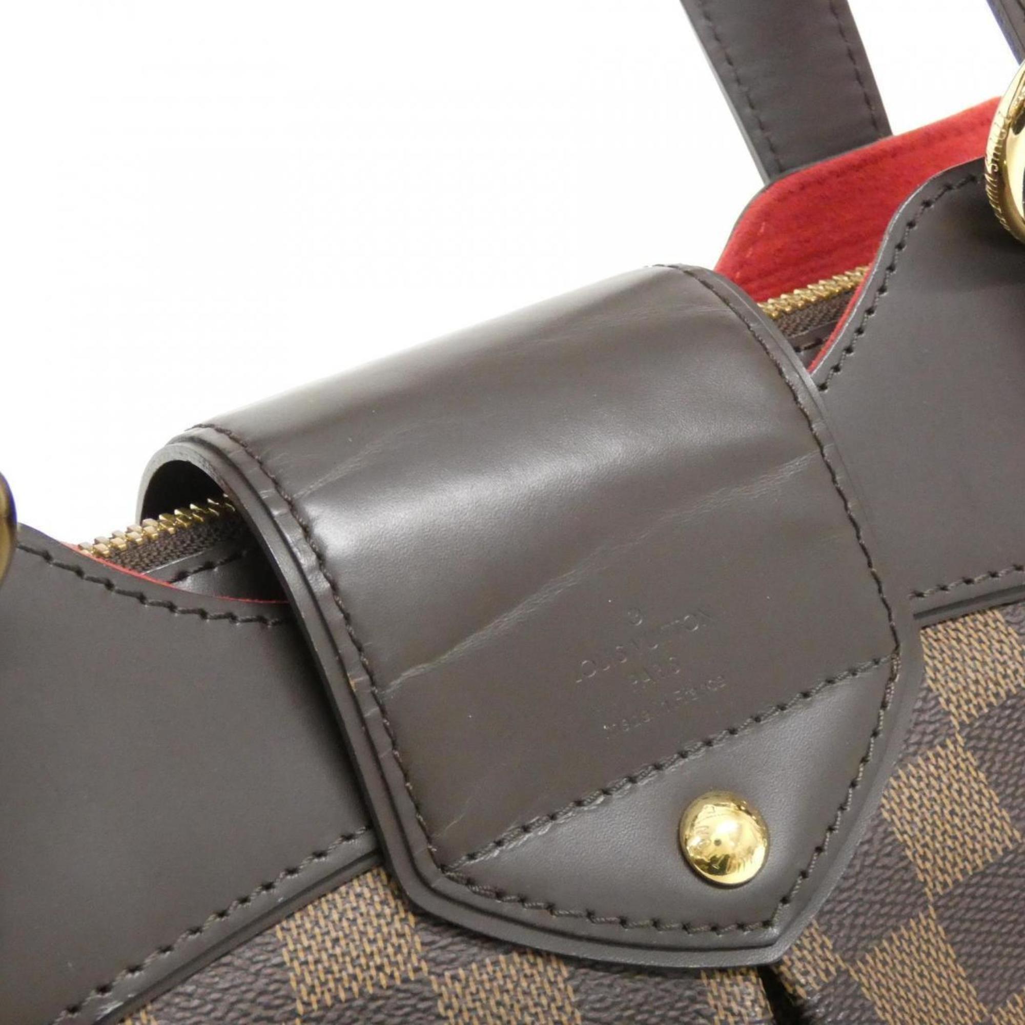 Louis Vuitton Ebene Coated Canvas Handbag (Pre-Owned)