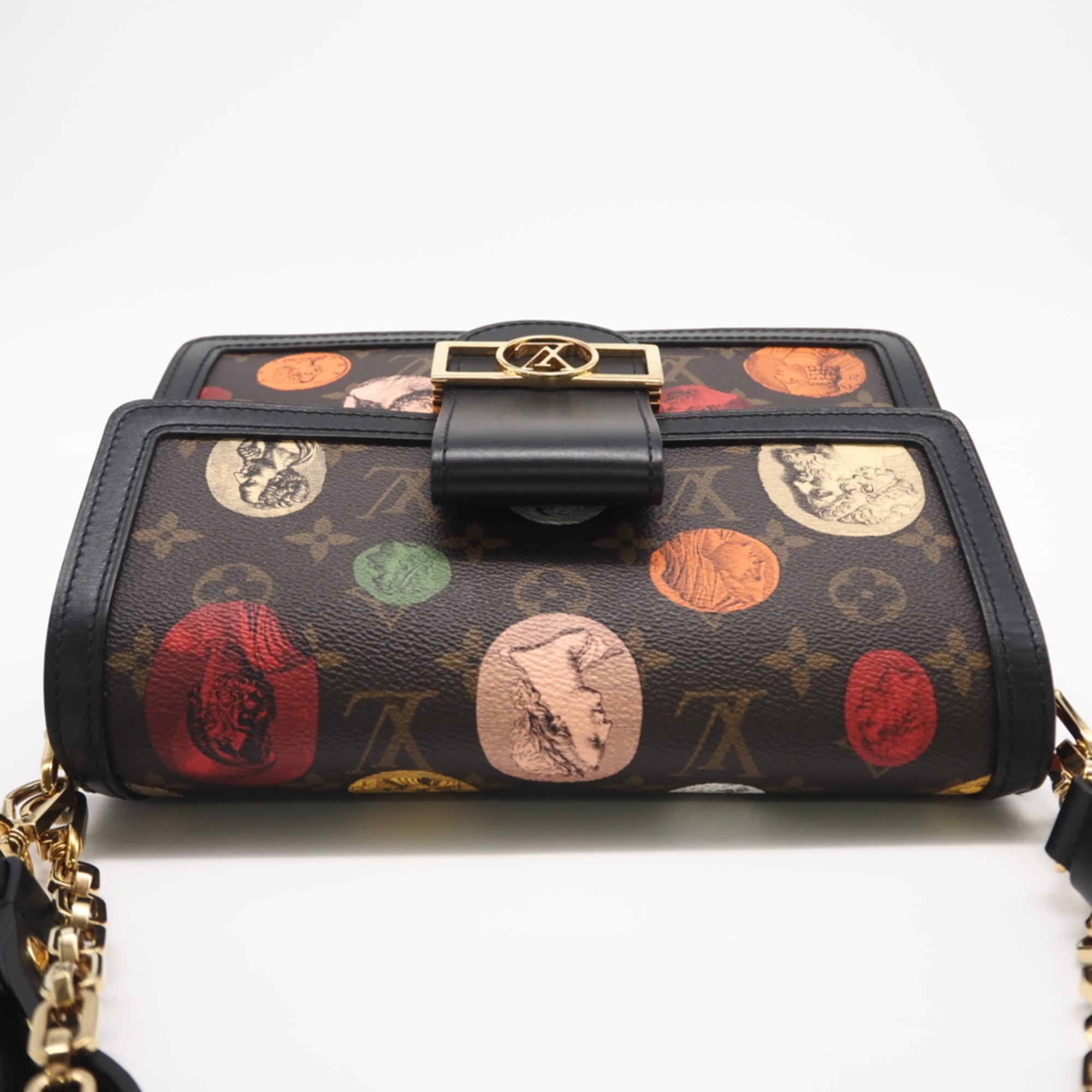 Louis Vuitton Multi-Color Coated Canvas Leather Shoulder Bag (Pre-Owned)