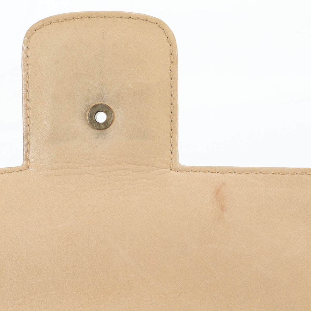 Gucci Beige Leather Handbag Shoulder Bag Tote Bag (Pre-Owned)