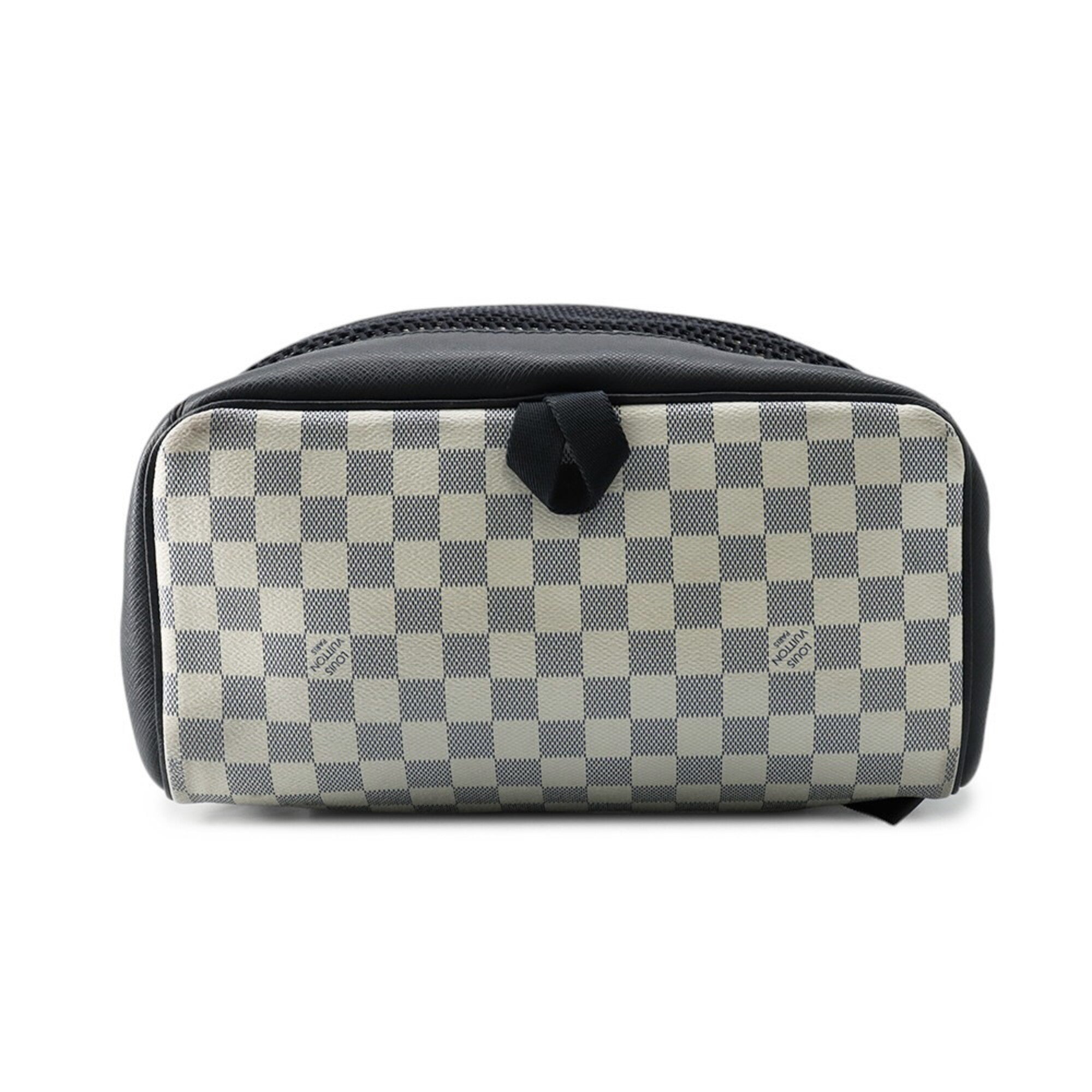 Louis Vuitton Damier Damier Canvas Navy White Backpack (Pre-Owned)