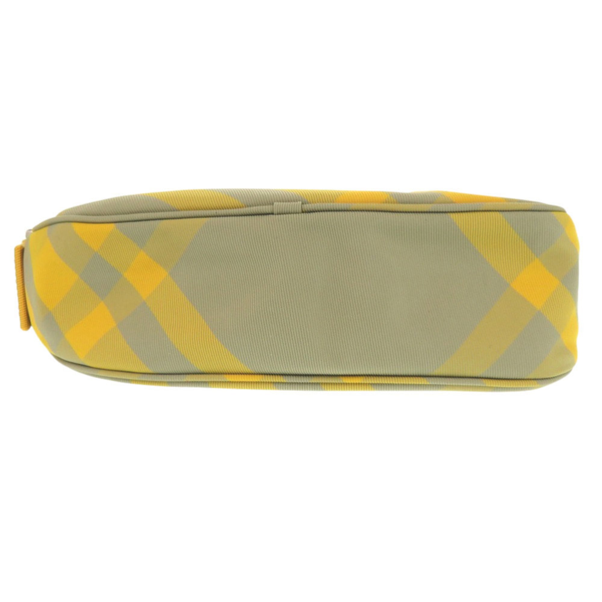 Burberry Khaki Yellow Nylon Shoulder Bag (Pre-Owned)