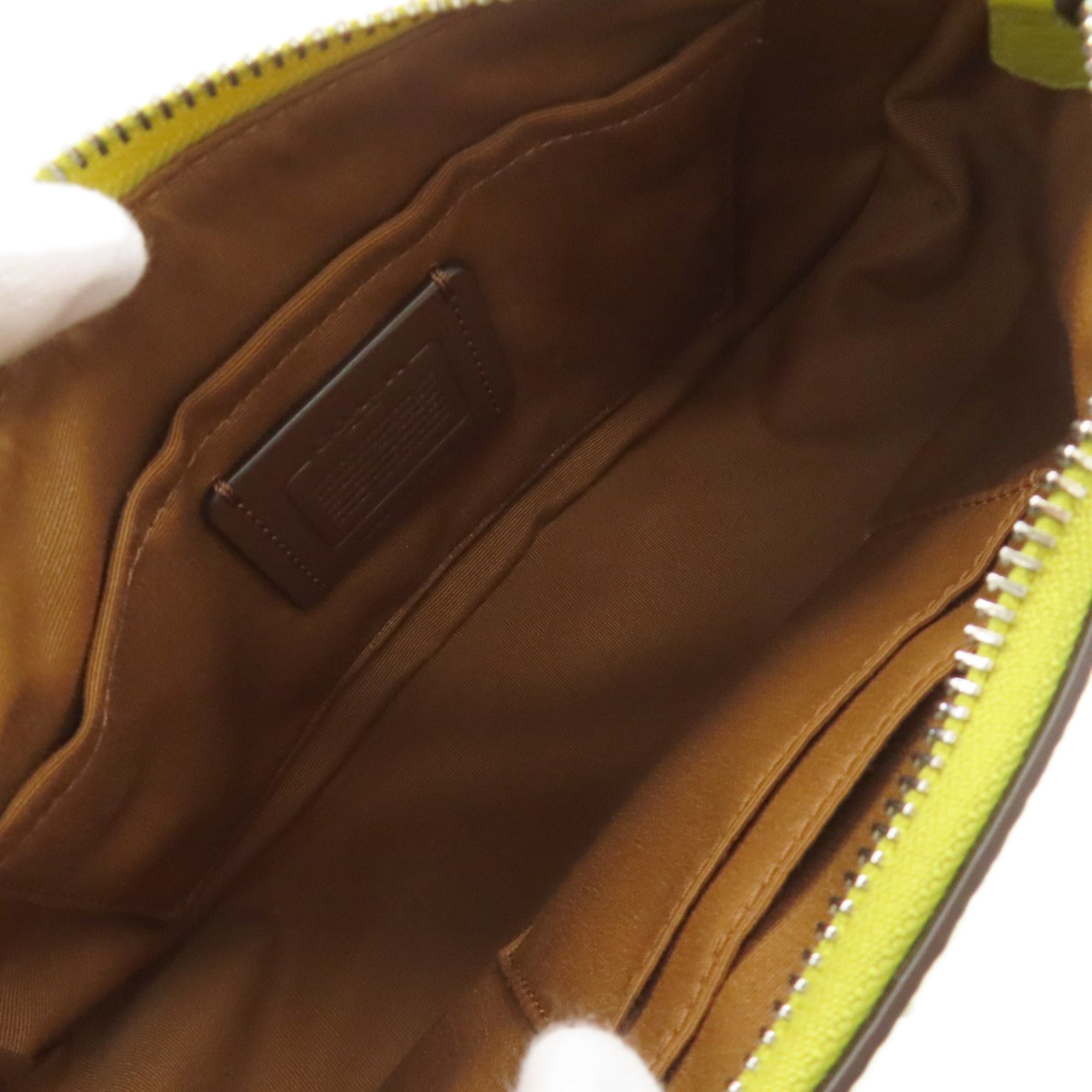 Coach Yellow Leather Handbag (Pre-Owned)
