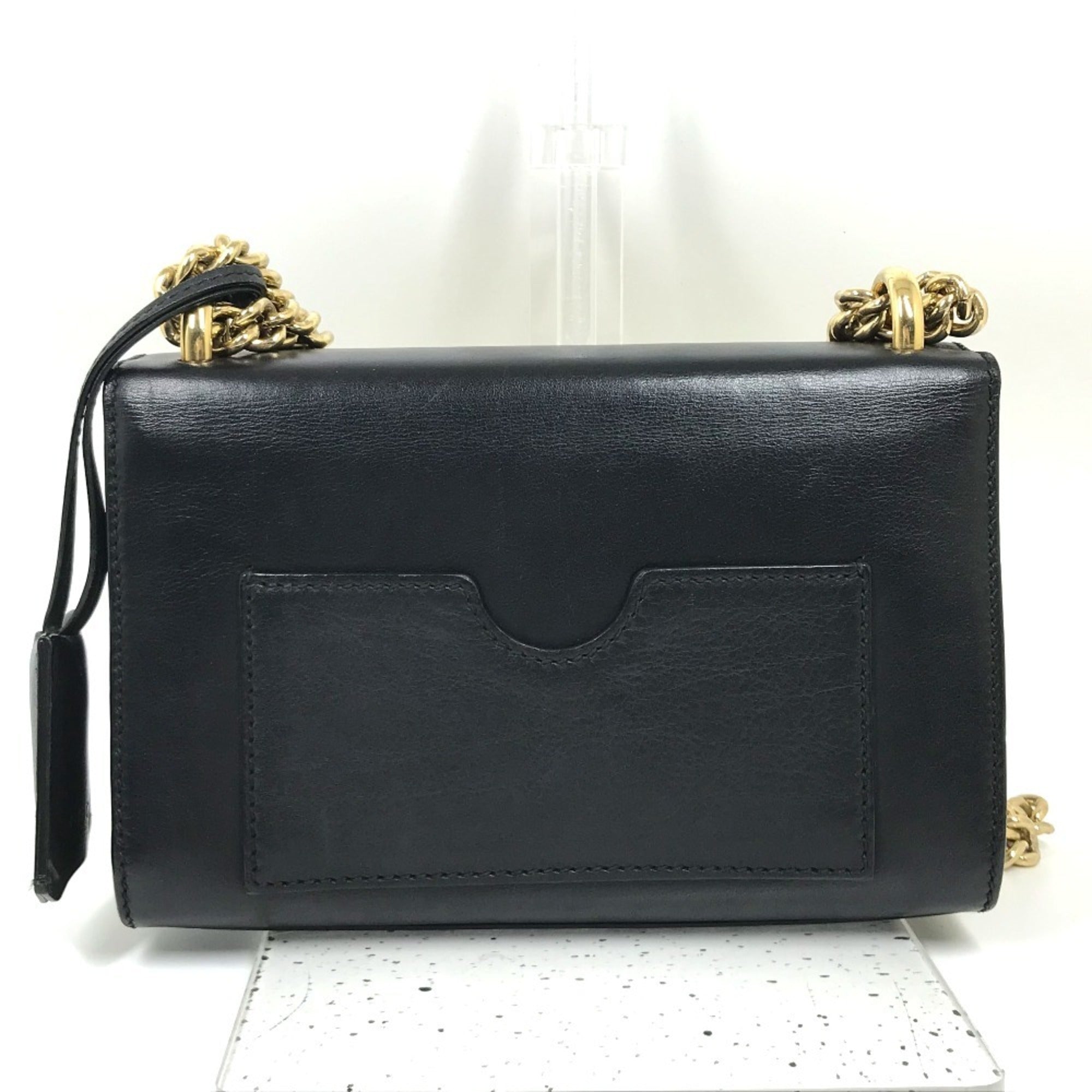 Gucci Black Leather Shoulder Bag (Pre-Owned)
