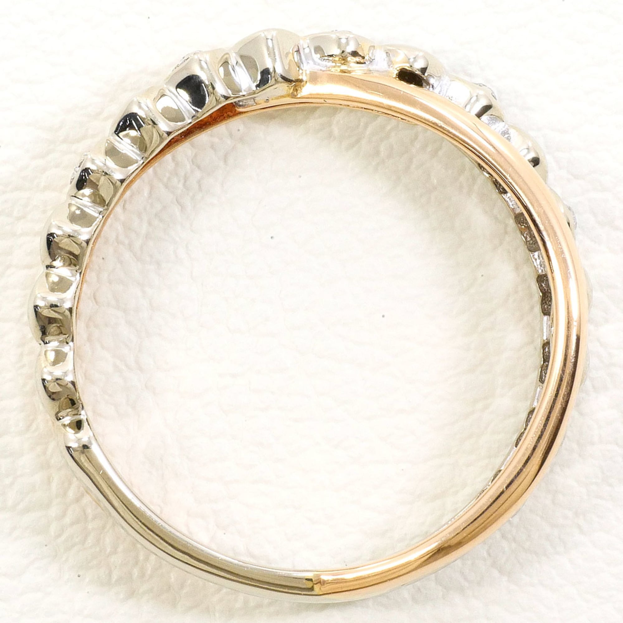 Unbranded Pink Gold White Gold Pink Gold (10K) White Gold (10K) Band Ring (Pre-Owned)
