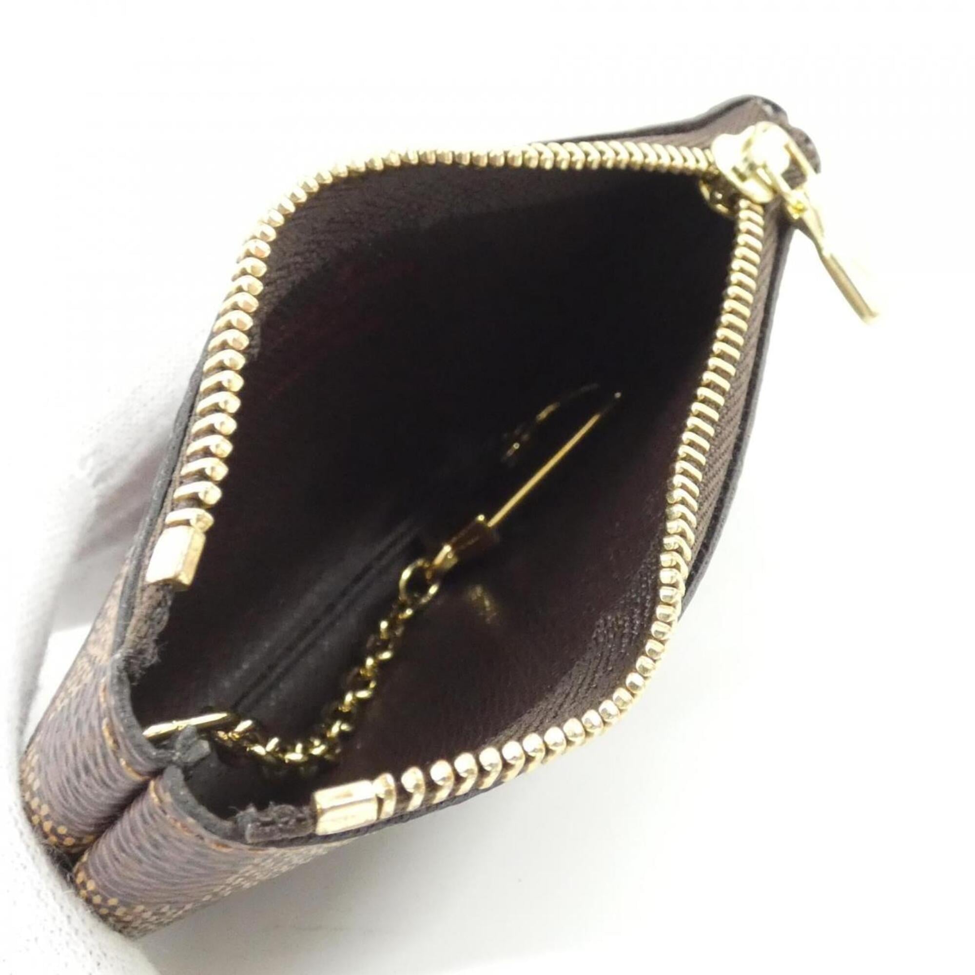 Louis Vuitton Ebene Coated Canvas Coin Purse/Coin Case (Pre-Owned)