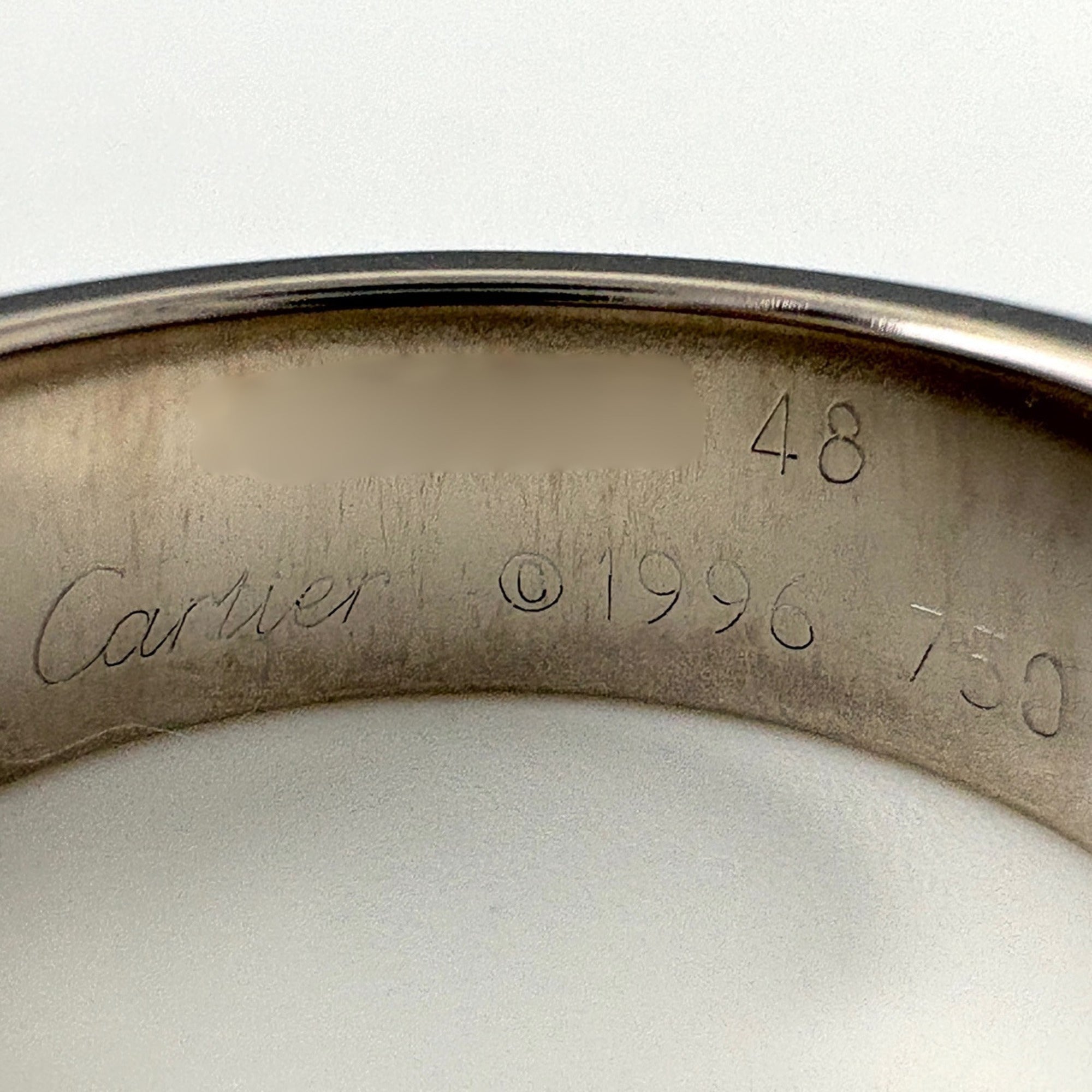 Cartier White Gold (18K) Band Ring (Pre-Owned)