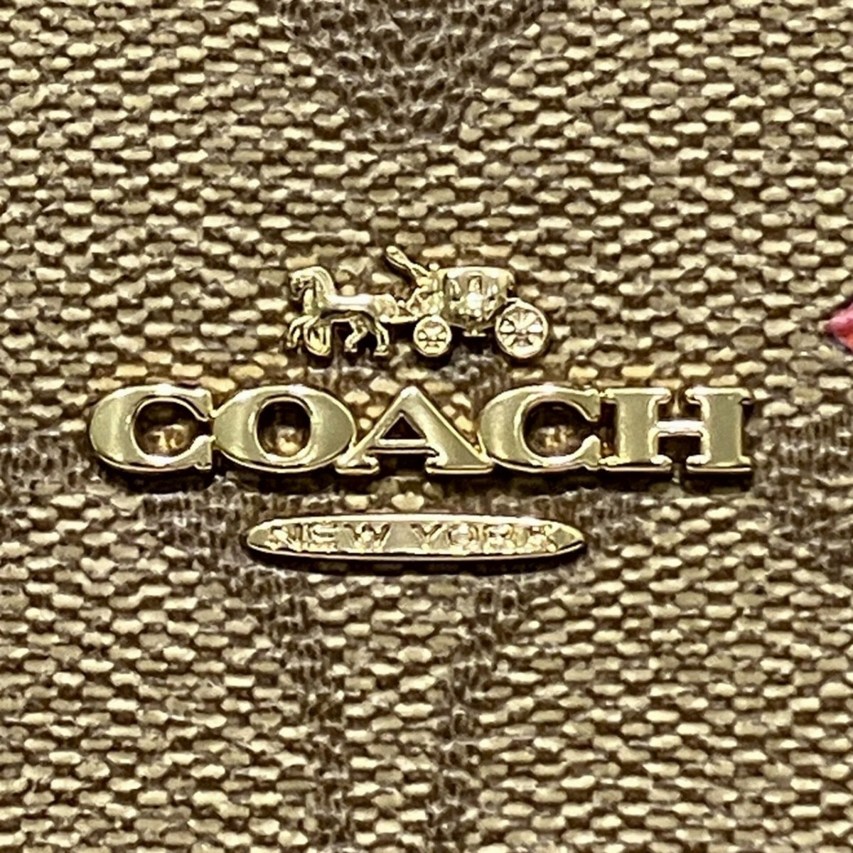Coach Brown Pvc Shoulder Bag (Pre-Owned)